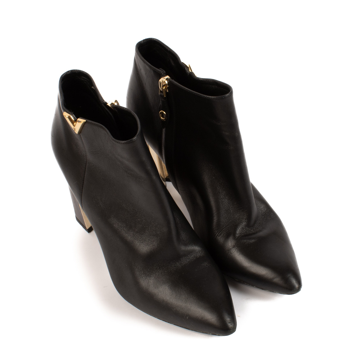 Louis Vuitton Black Skyline Heeled Boots - size 40