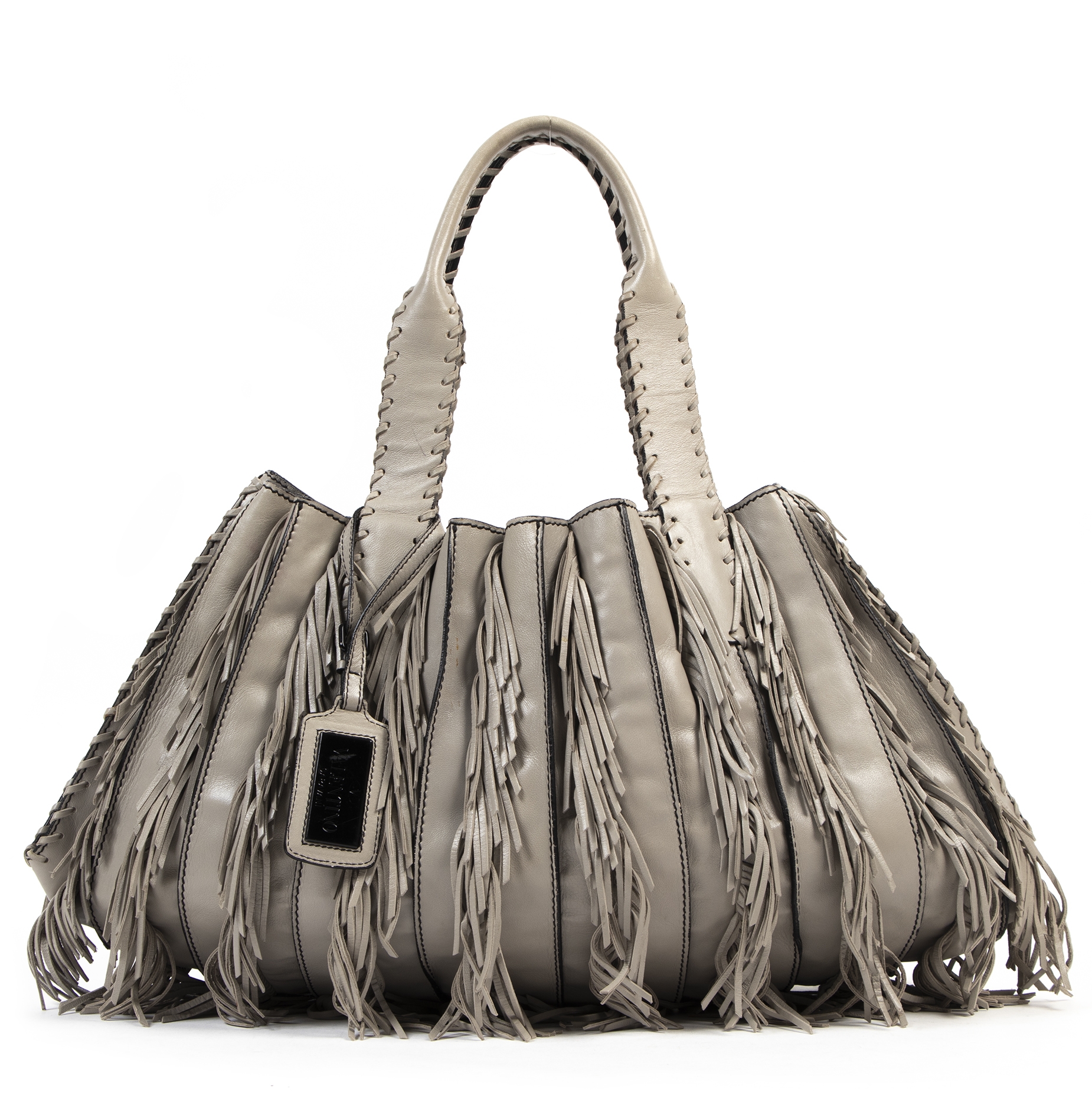 Grey fringe 2025 purse