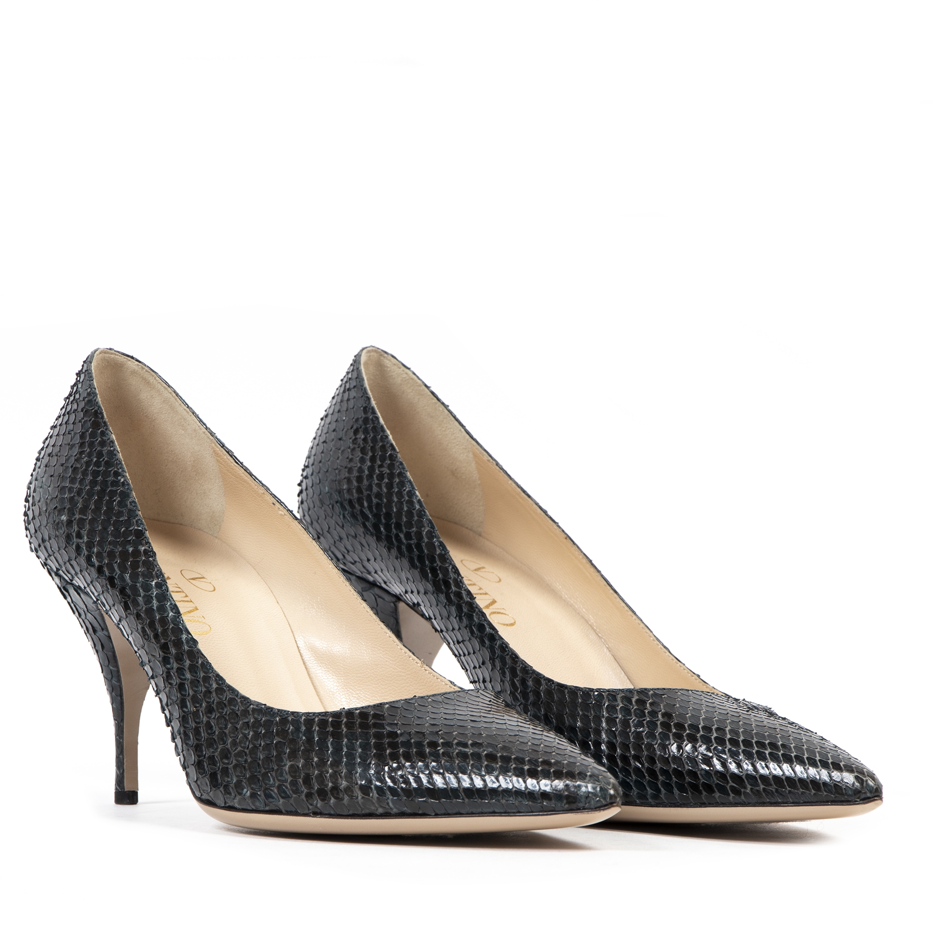 valentino snakeskin shoes