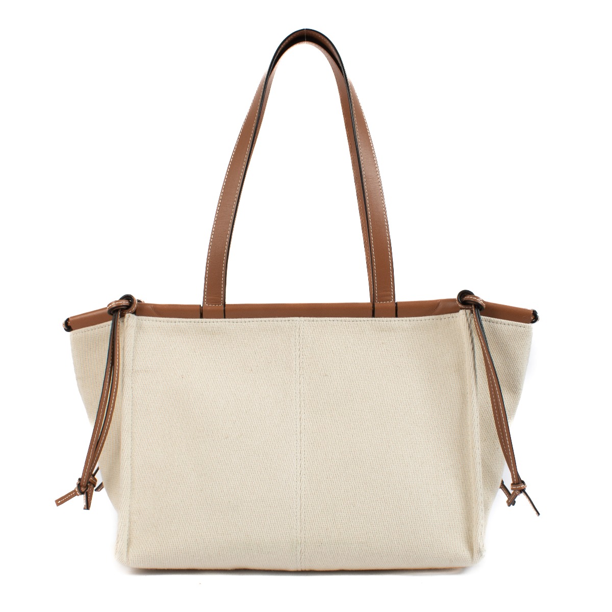 Loewe Beige Canvas Medium Cushion Bag ○ Labellov ○ Buy and Sell