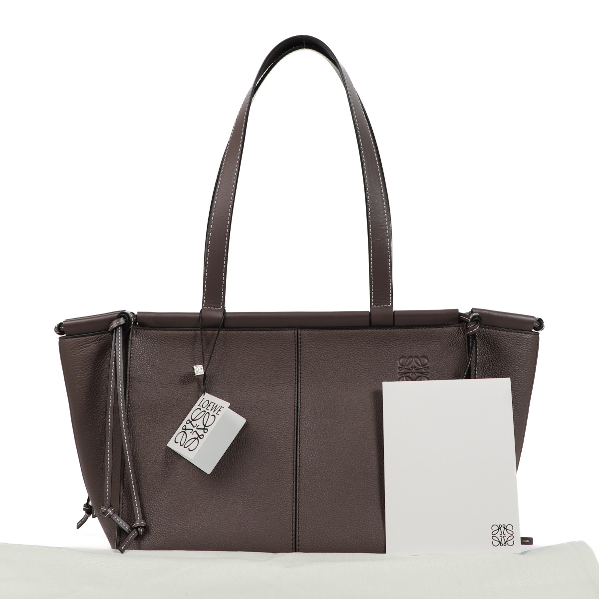 Loewe Dark Taupe Cushion Tote Bag ○ Labellov ○ Buy and Sell