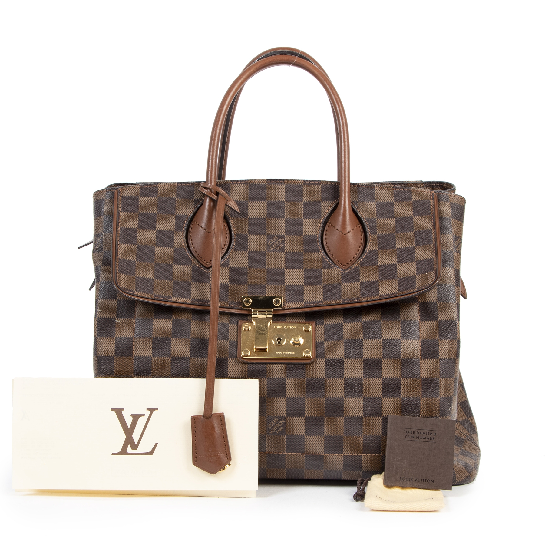 Louis Vuitton Ascot Damier Ebene Leather Labellov Buy and Sell