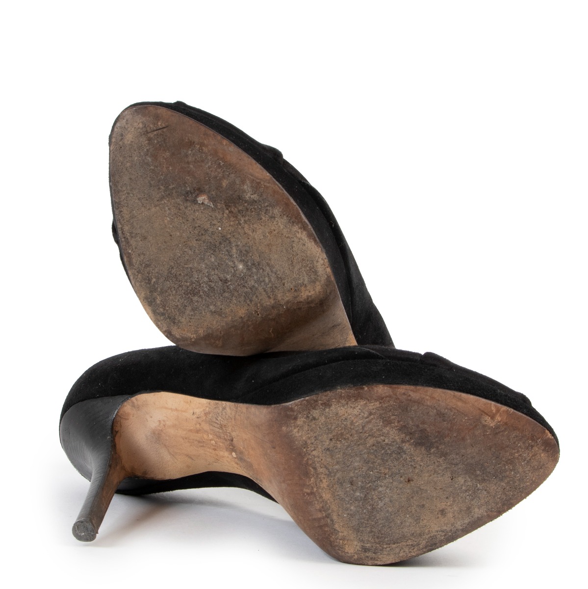 Christian Dior Black Open Toe Heels - Size 39,5 ○ Labellov ○ Buy