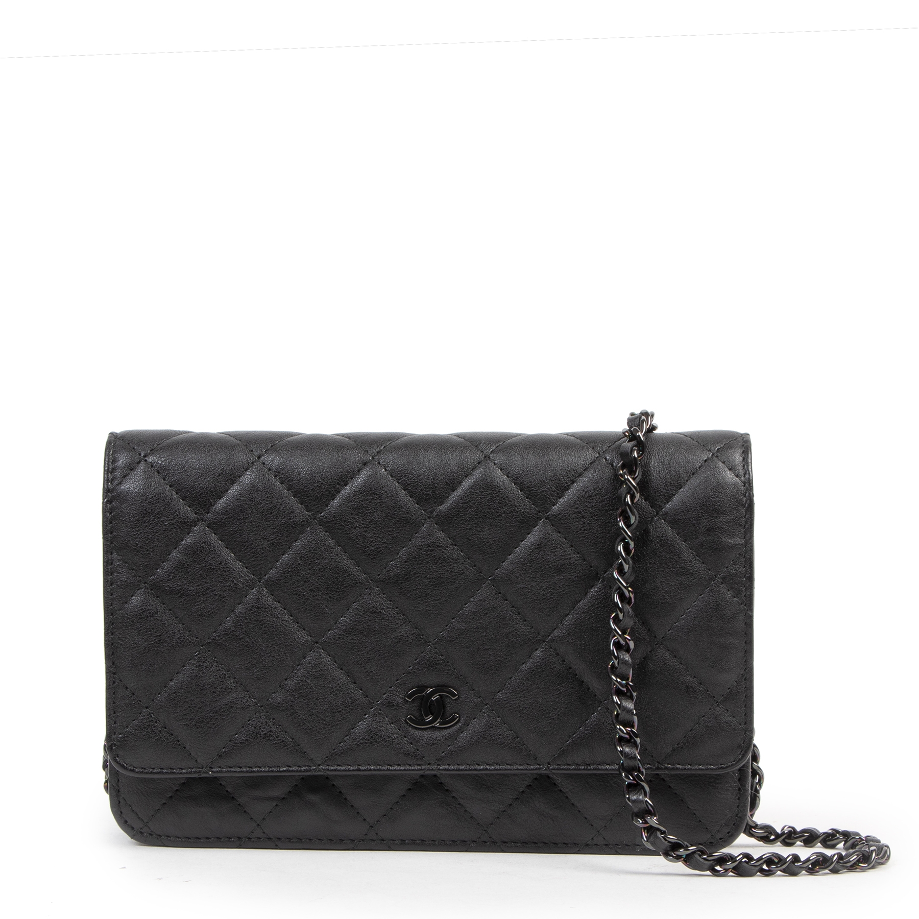 Chanel So Black Wallet On Chain Labellov Buy and Sell Authentic