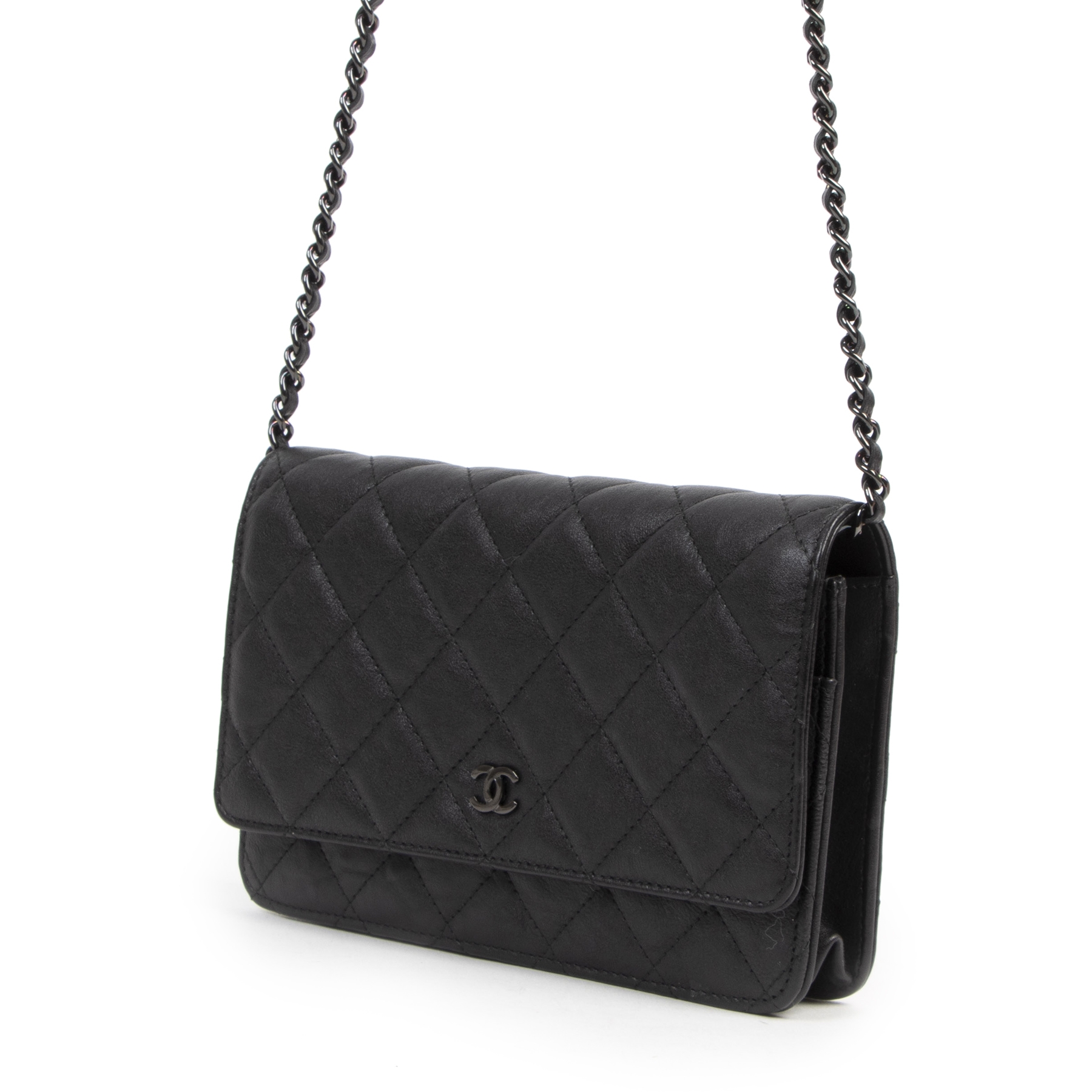 Chanel So Black Wallet On Chain ○ Labellov ○ Buy and Sell Chanel So Black Wallet On Chain ○ Labellov ○ Buy and Sell