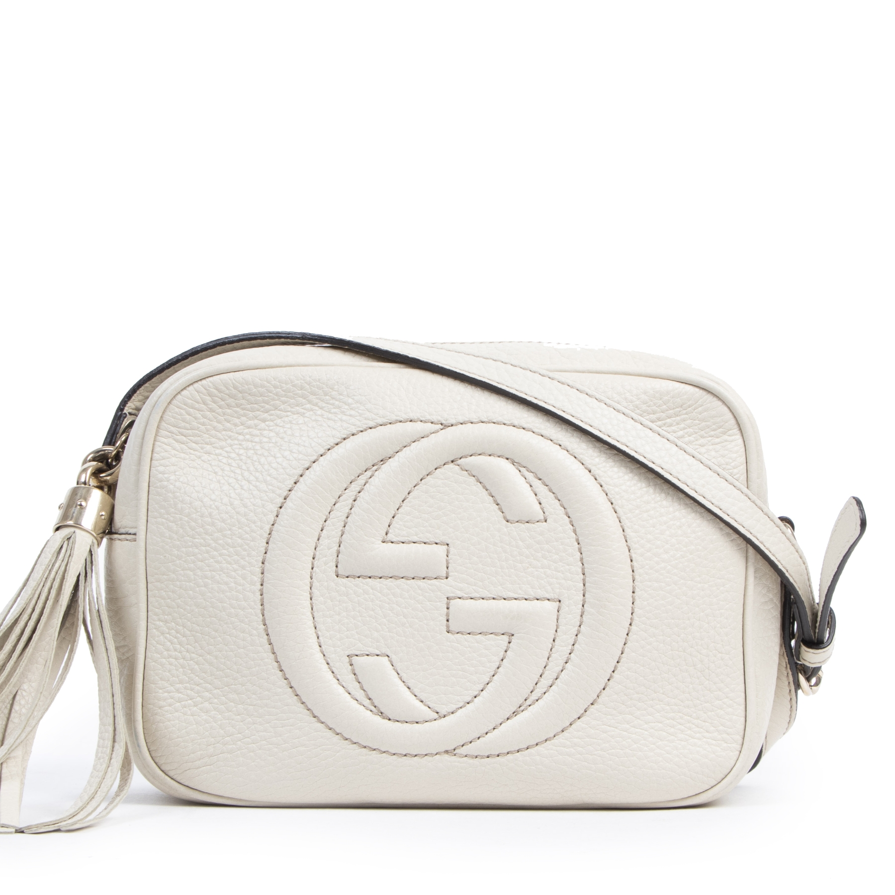 Gucci Cream Soho Disco Crossbody Bag ○ Labellov ○ Buy and Sell Authentic  Luxury