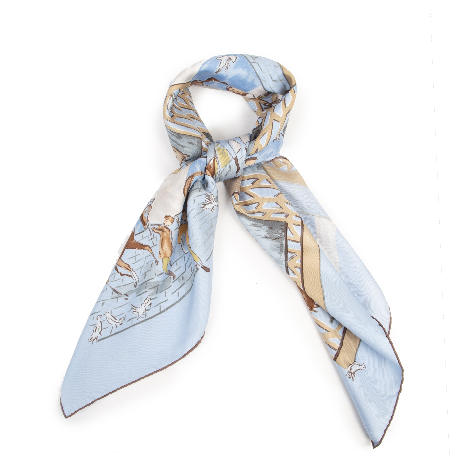 Hermes hot sale navy scarf