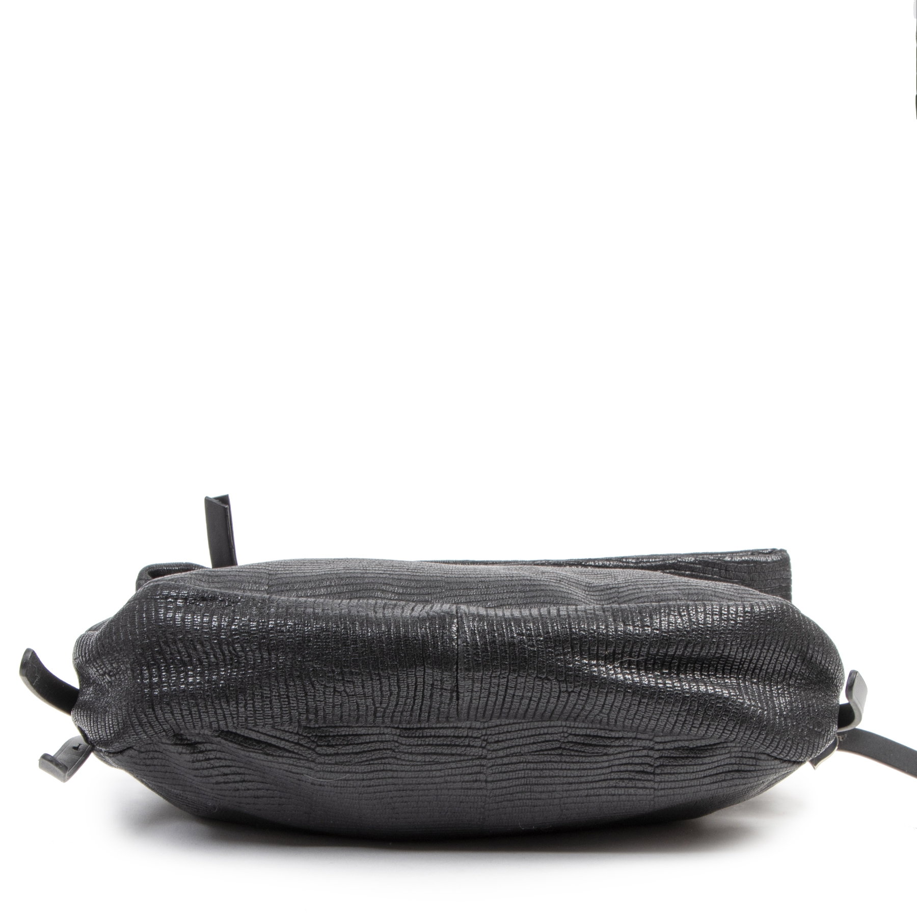 Jimmy Choo Black Leather Biker Shoulder Bag ○ Labellov ○ Buy and