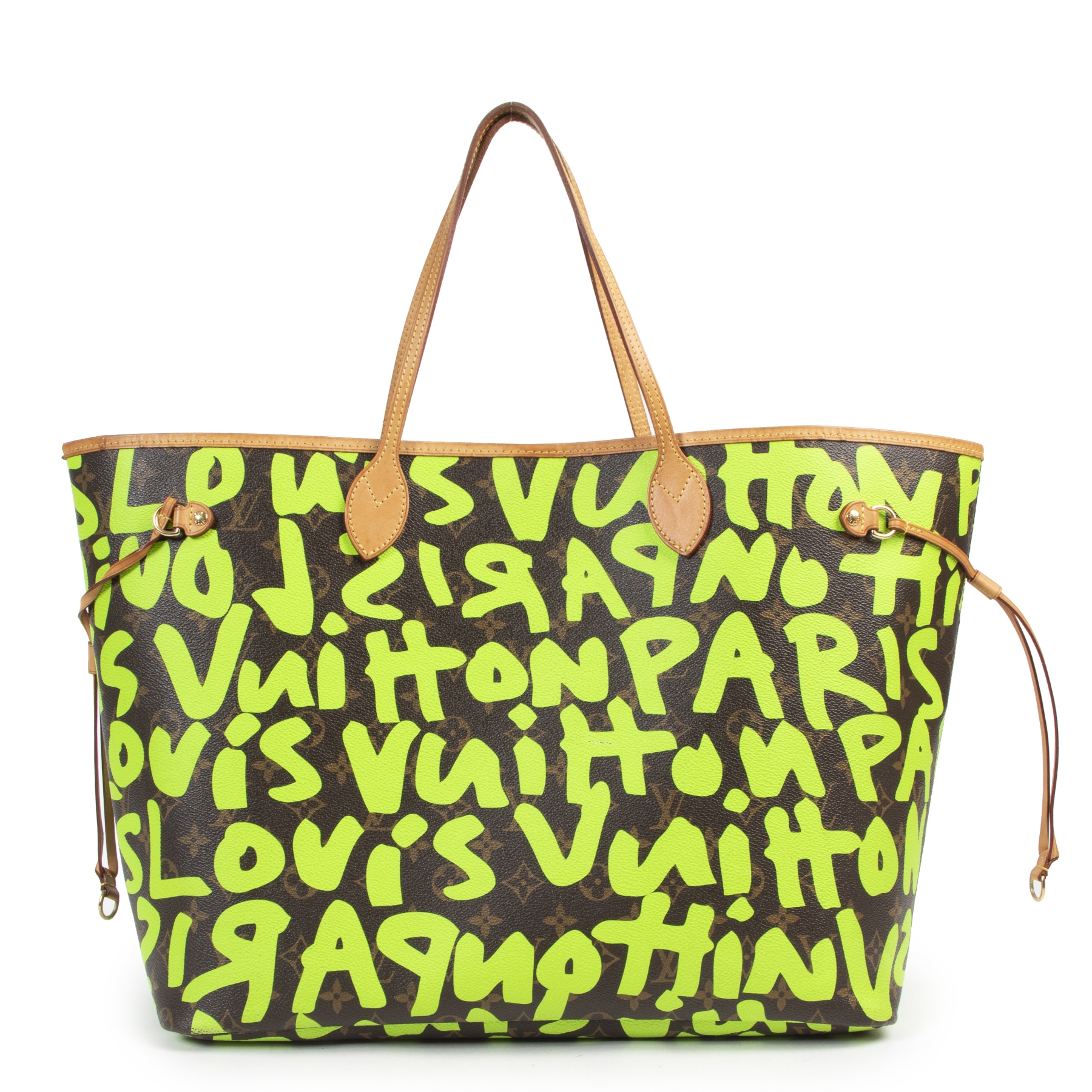 Louis Vuitton Limited Edition Stephen Sprouse Neon Green Graffiti