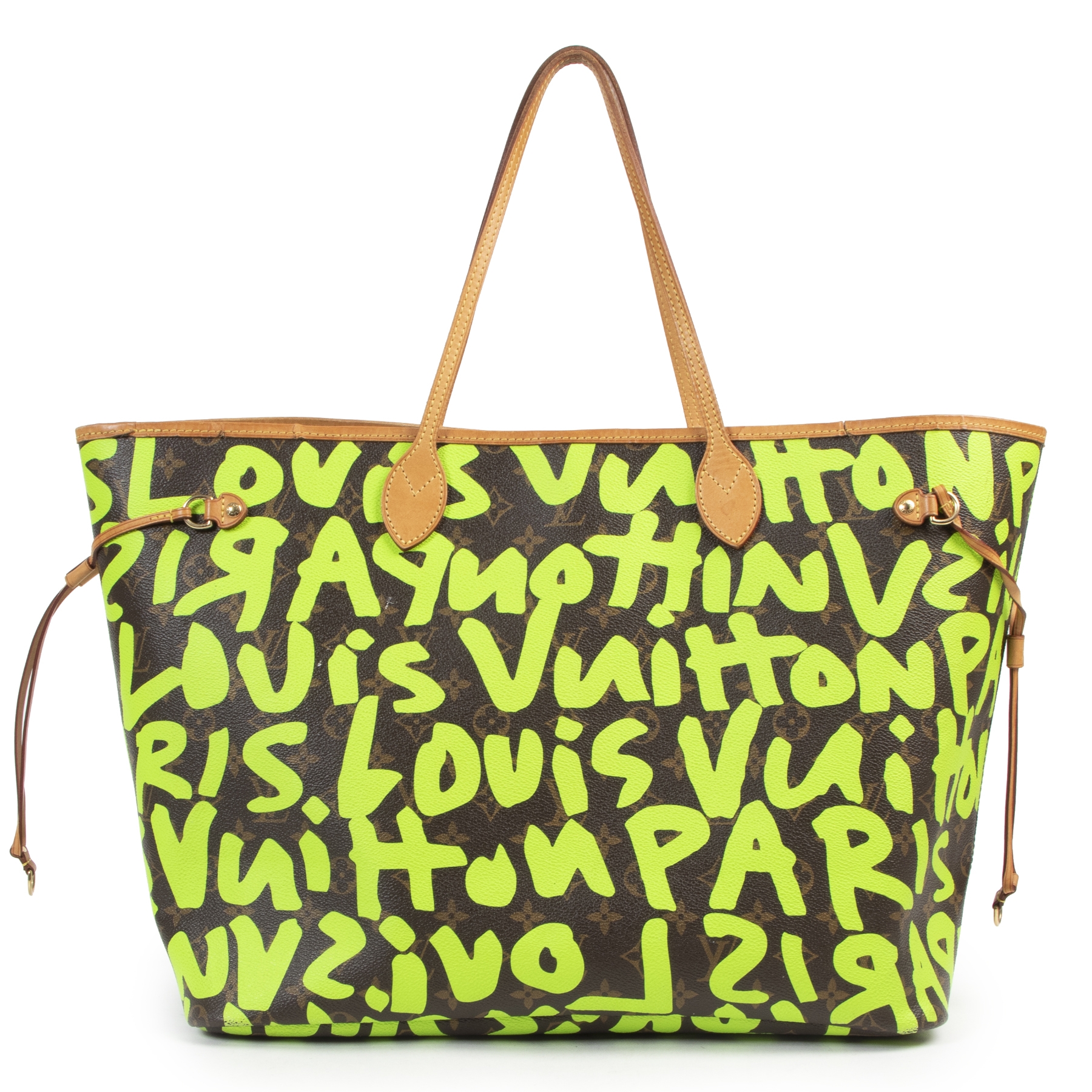 Louis Vuitton Limited Edition Fuchsia Stephen Sprouse Graffiti Neverfull GM  Bag