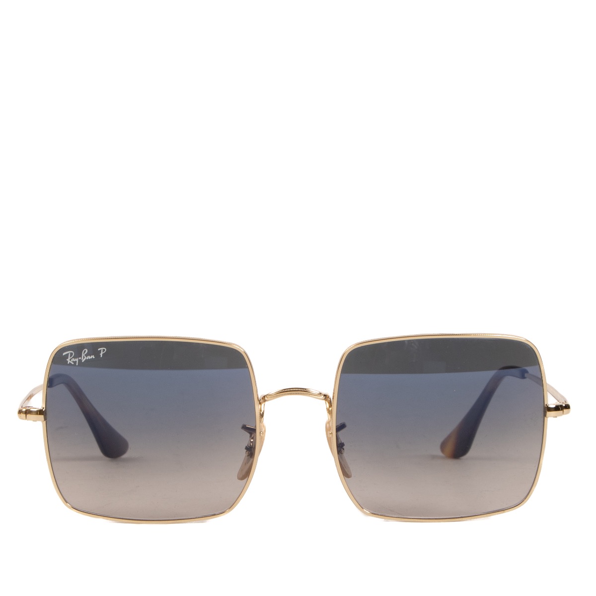 Ray-Ban Square Gold Blue Gradient Sunglasses ○ Labellov ○ Buy