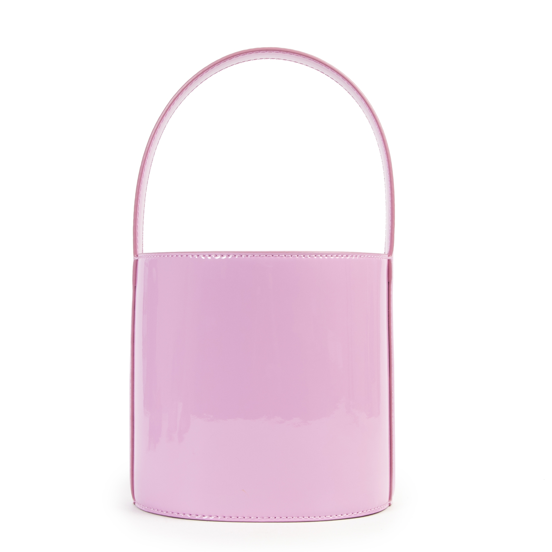 Staud Pink Icing Patent Bissett Bag Labellov Buy and Sell Authentic Luxury