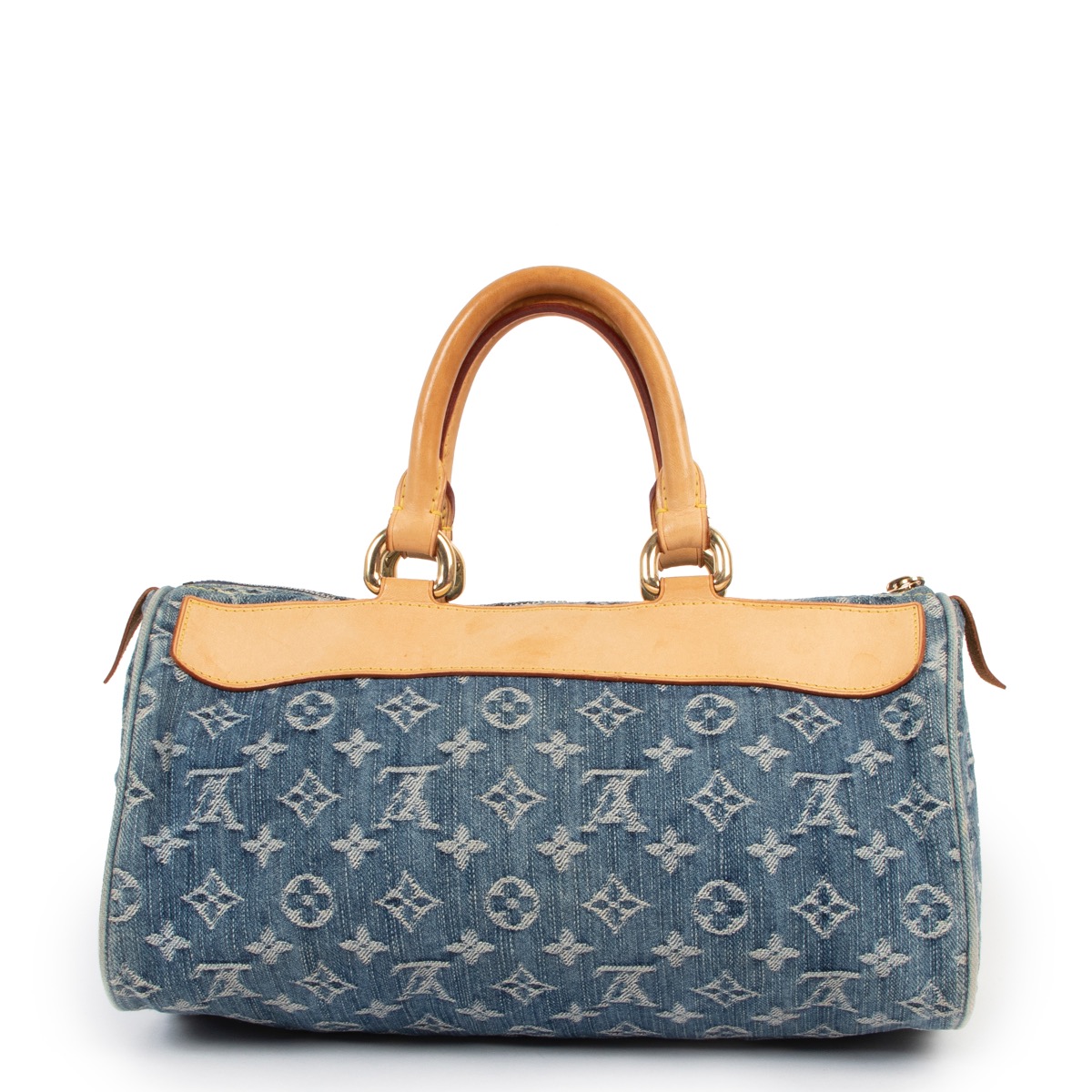 Louis Vuitton Denim Monogram Top Handle Neo Speedy Bag