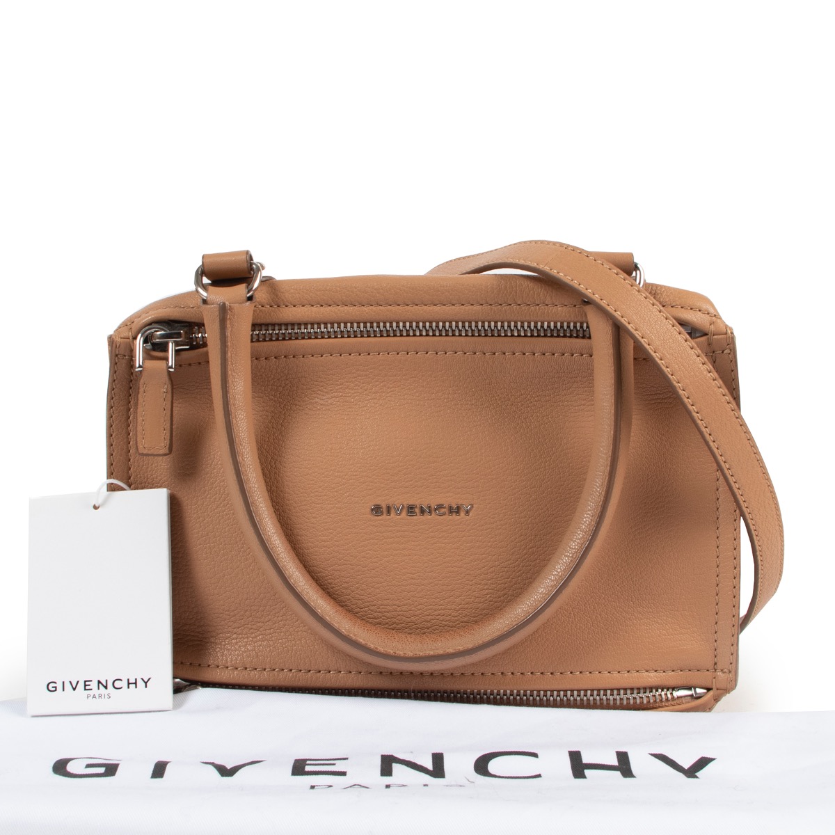 Givenchy Camel Pandora Medium Crossbody Bag ○ Labellov ○ Buy and