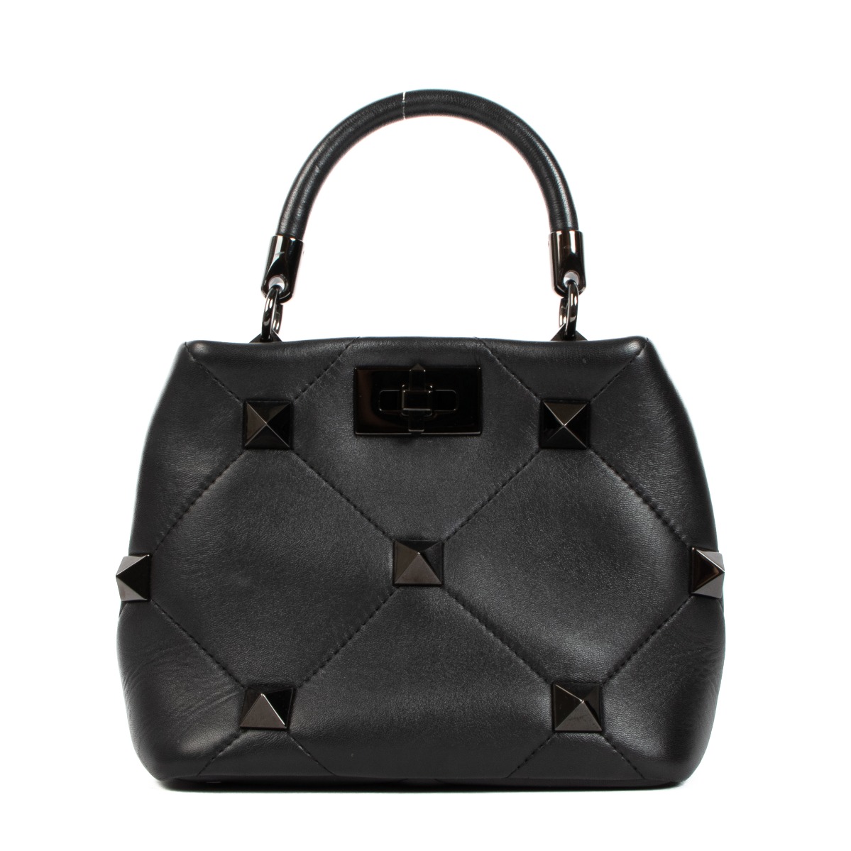 Valentino Garavani Small Roman Stud Top Handle Bag Labellov