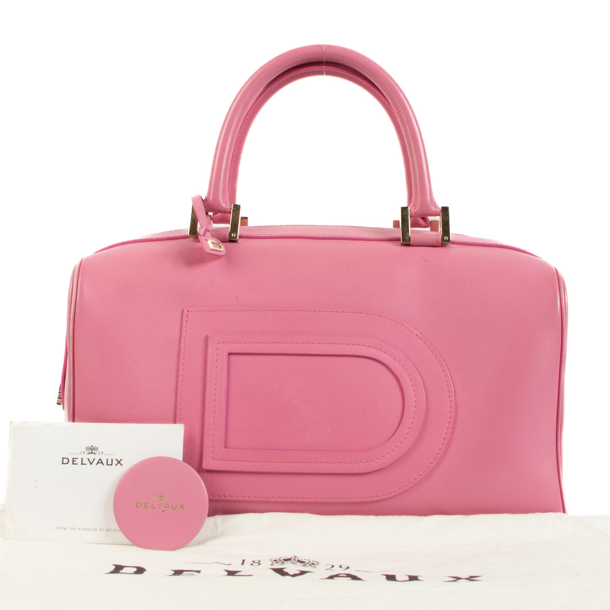 ハンドバッグ EMIS CANVAS SHOULDER BAGLIGHT PINK CANVAS SHOULDER BAG-LIGHT PINK - EMIS