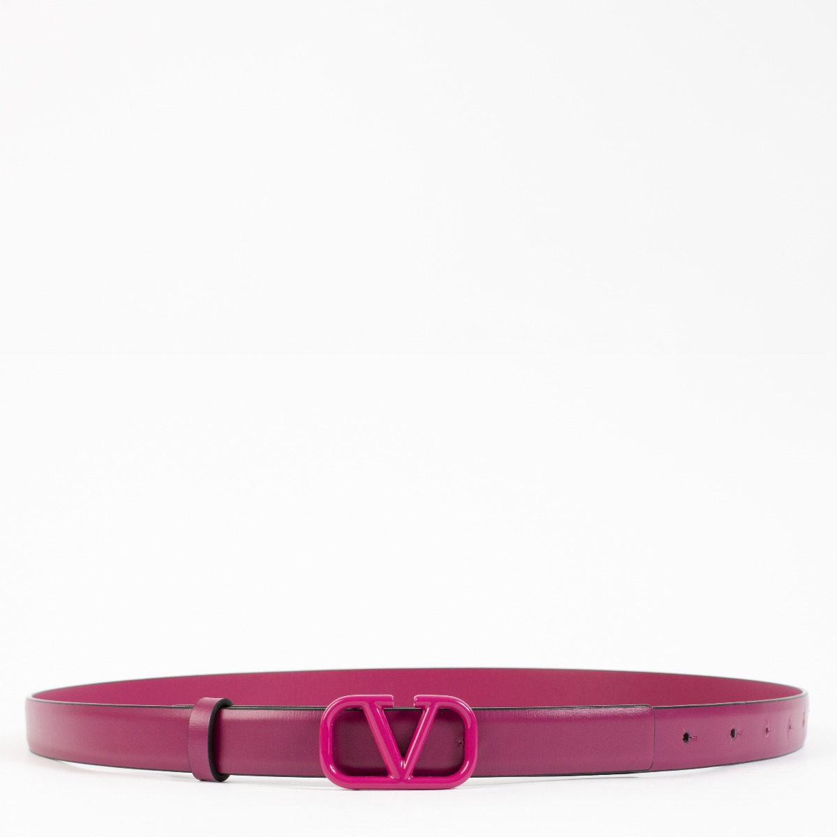 Valentino Garavani Pink Vlogo Signature 20 mm Belt