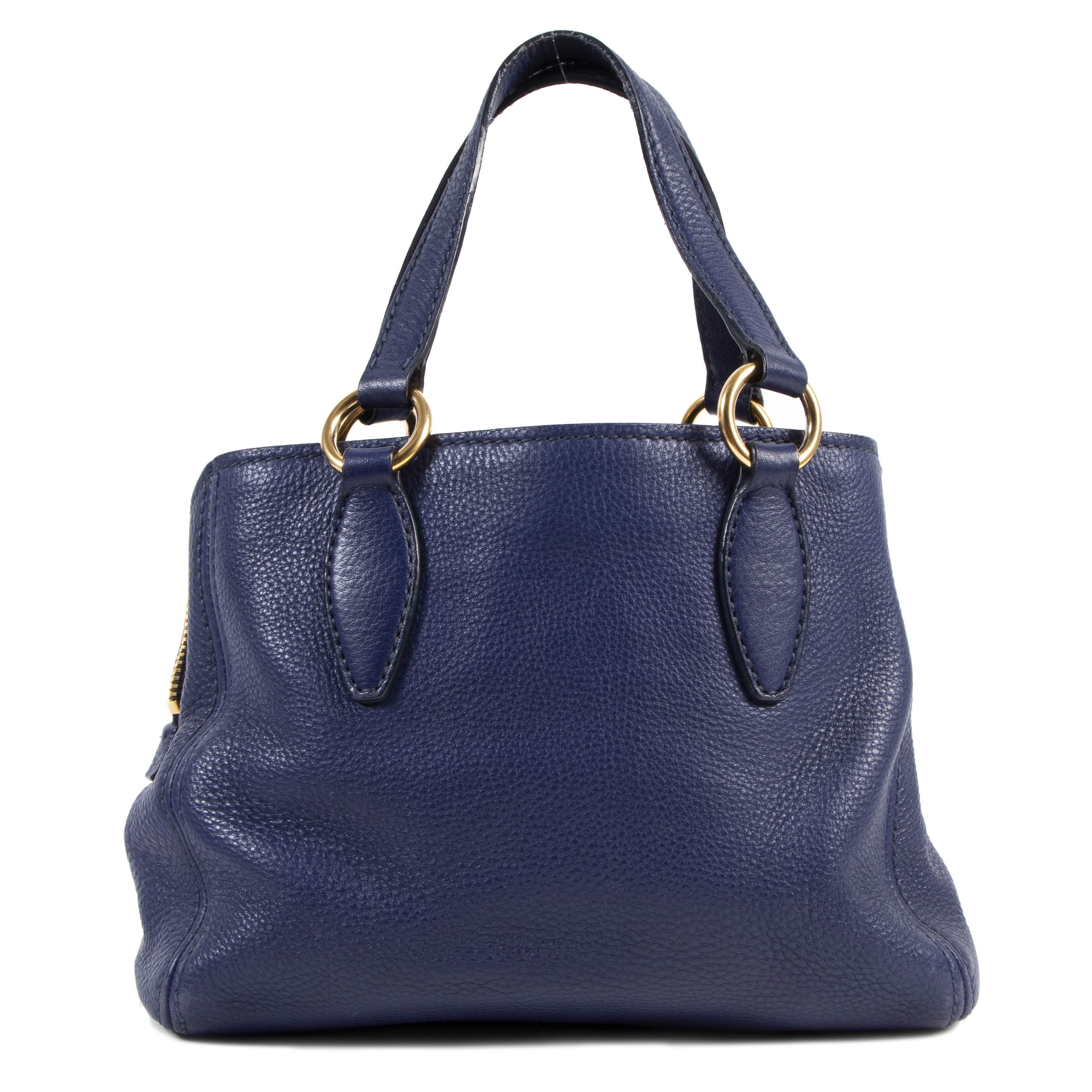 バッグ Archive miu miu leather hand bag blue Miu Miu Cobalt Blue Covertible Shoulder Bag ○ Labellov