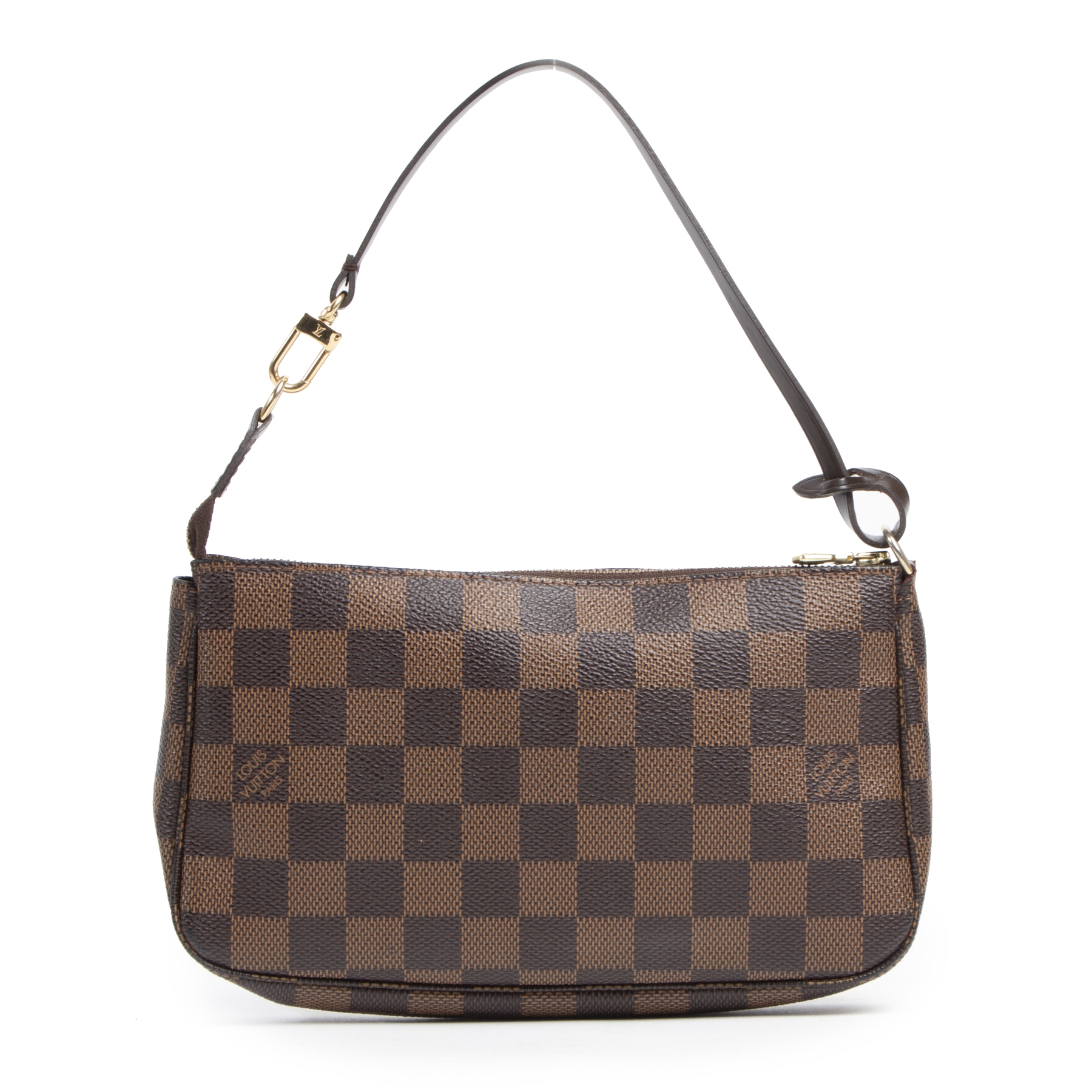 LOUIS VUITTON Felicie Pochette Damier Ebene Shoulder Clutch Bag –  Debsluxurycloset