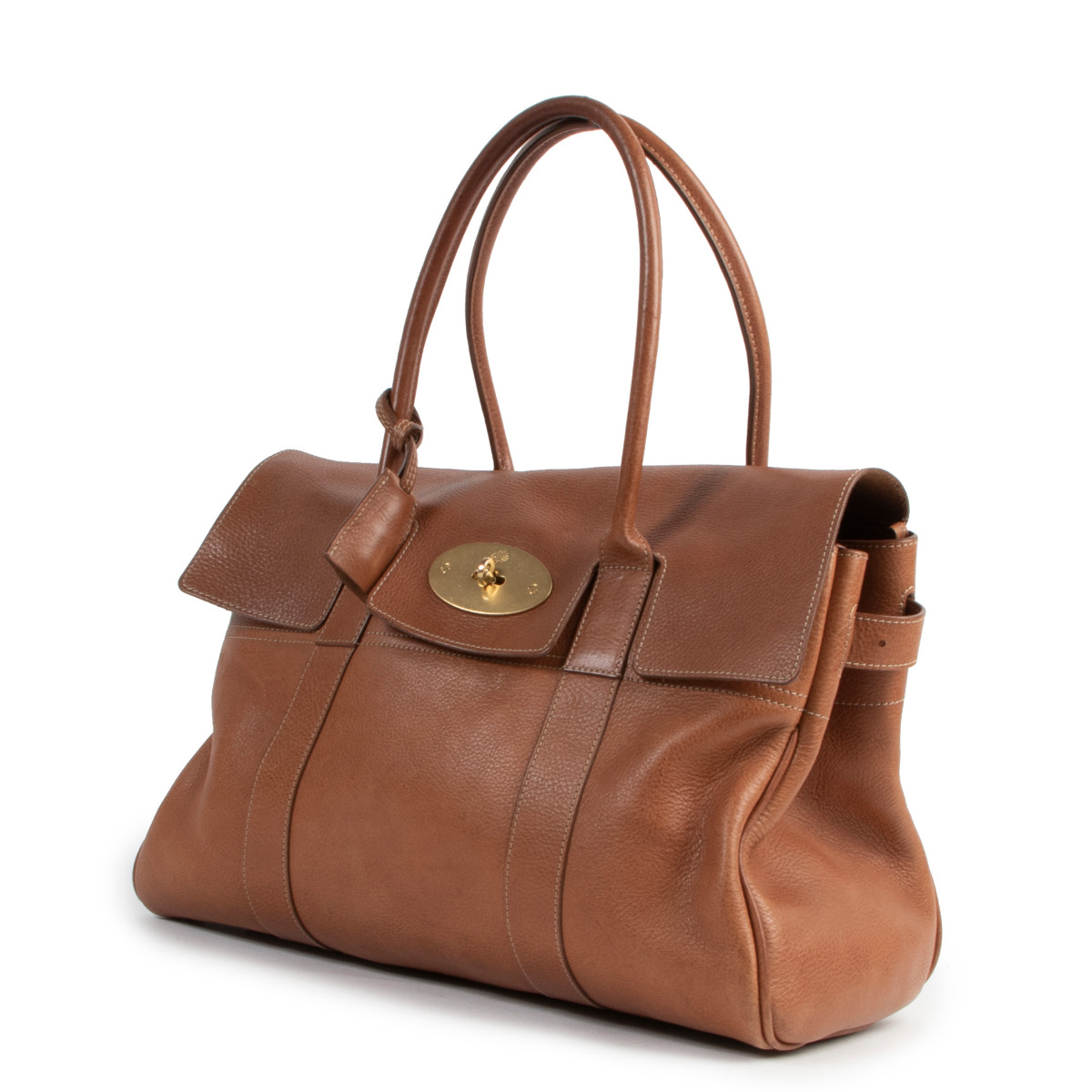 バッグ Mulberry Vintage Bayswater Brown Mulberry Camel Bayswater Shoulder Bag ○ Labellov ○ Buy and
