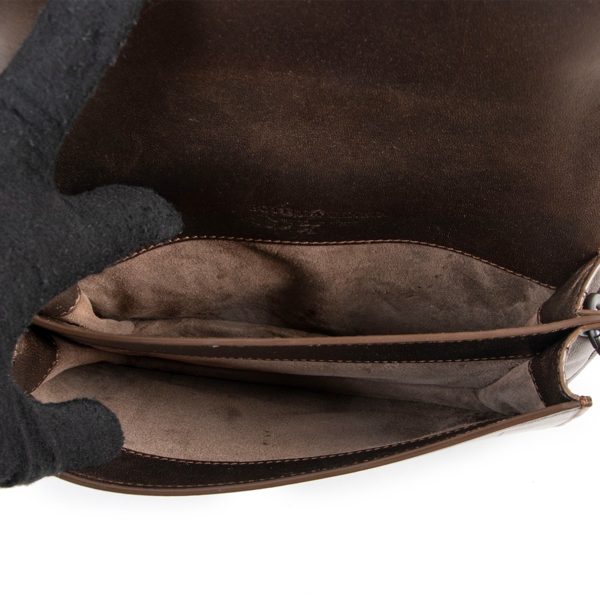 Bottega Veneta Montebello Metallic Bronze Intrecciato Mini