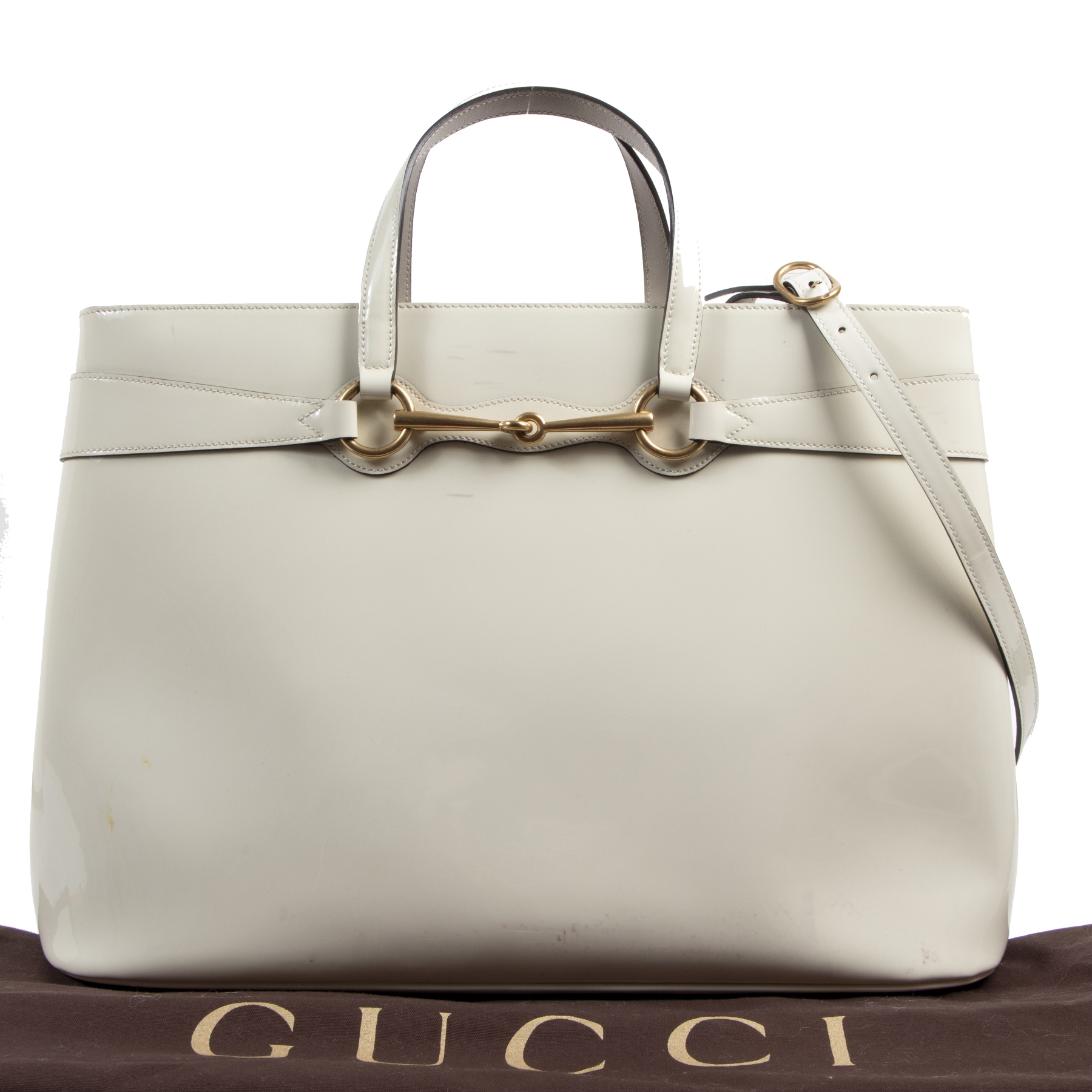 vintage gucci white shoulder bag