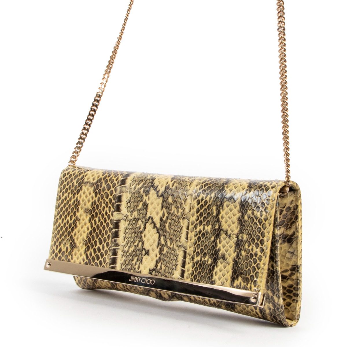 Jimmy Choo Snake Skin Crossbody Bag ○ Labellov ○ Buy and
