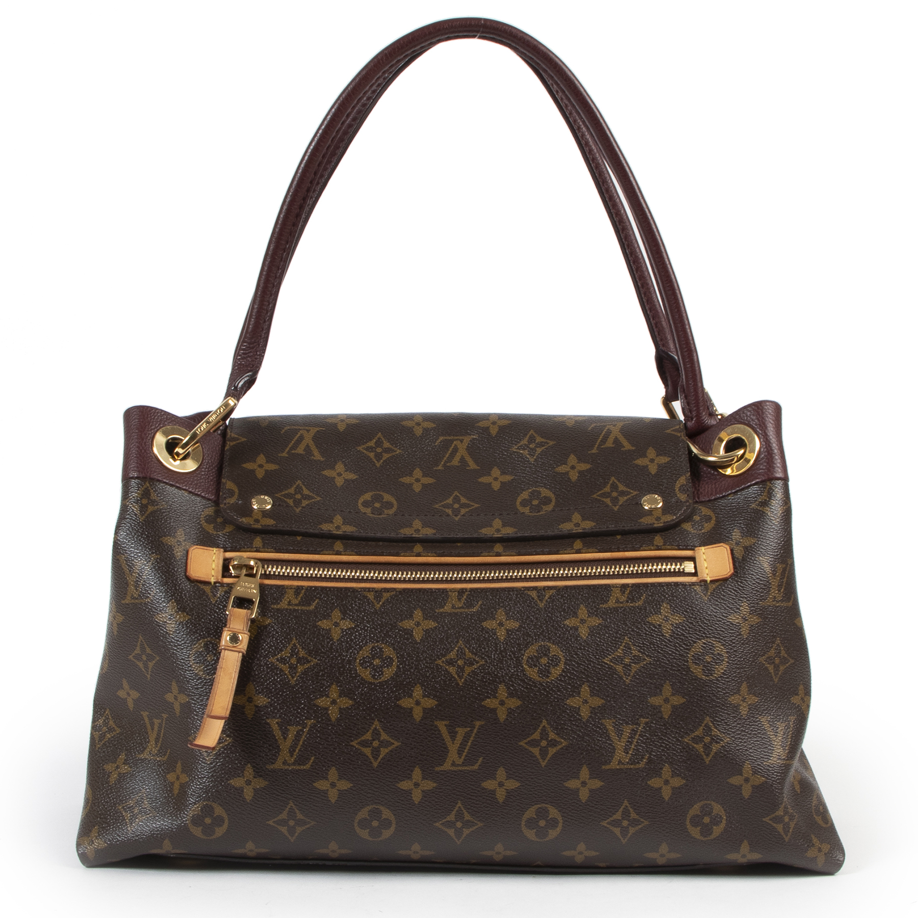 Lv burgundy sale bag