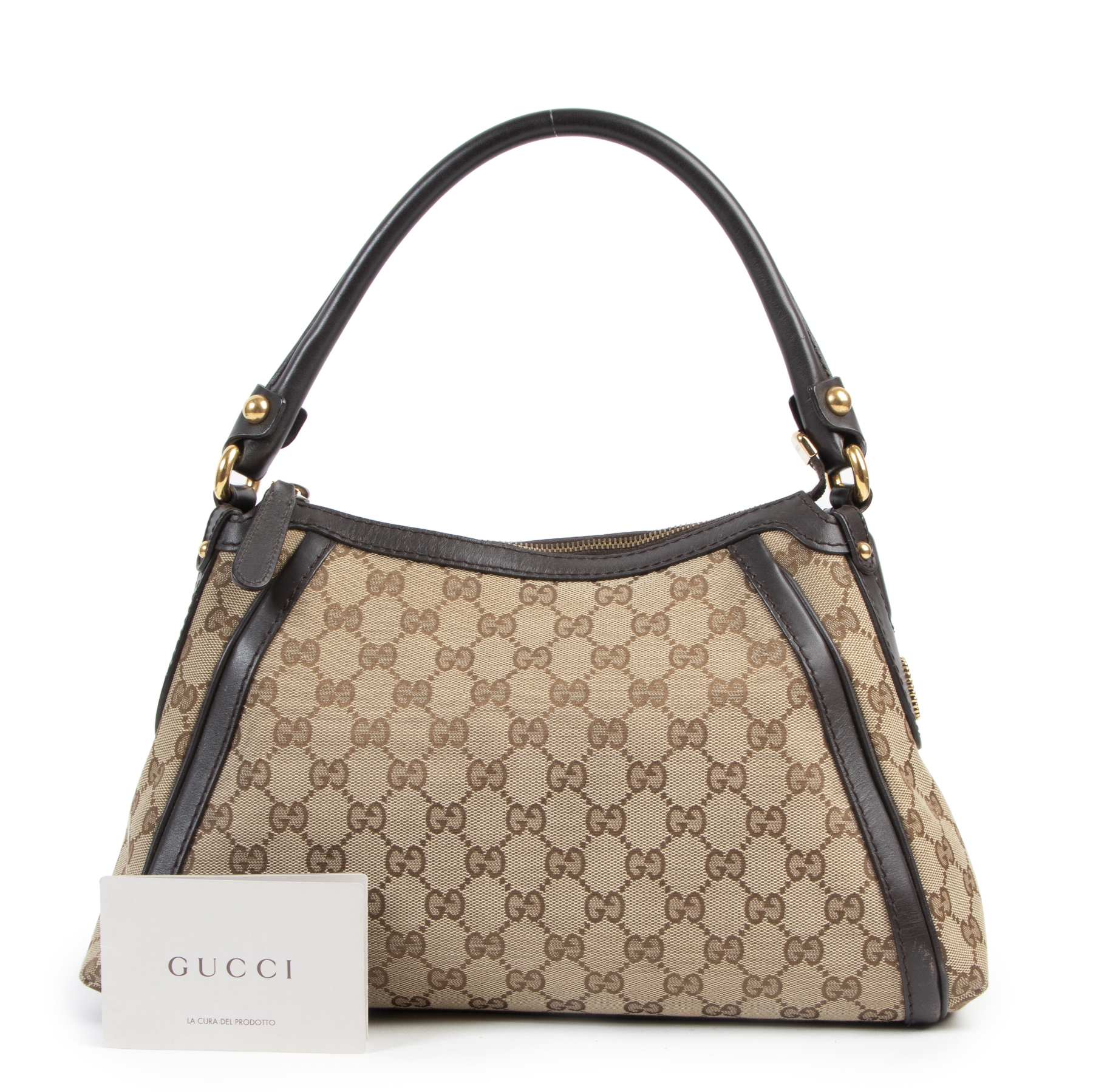 Gucci Monogram Shoulder Bag ○ Labellov ○ Buy and Sell