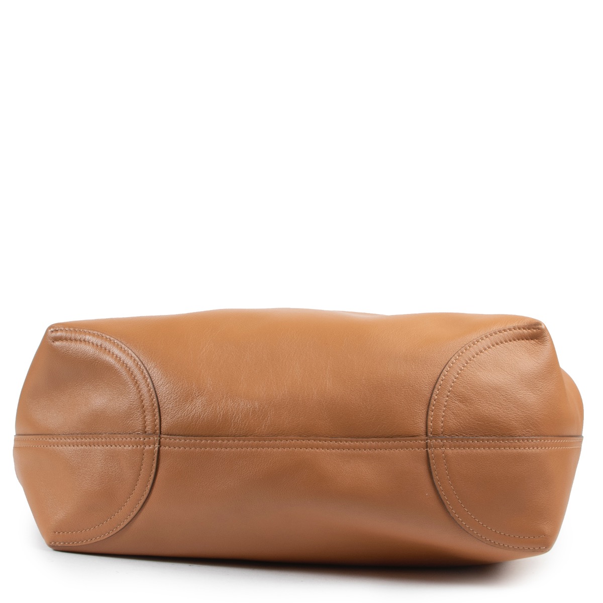 Delvaux Vintage Camel Leather Shoulder Bag Brown ref.721210 - Joli Closet