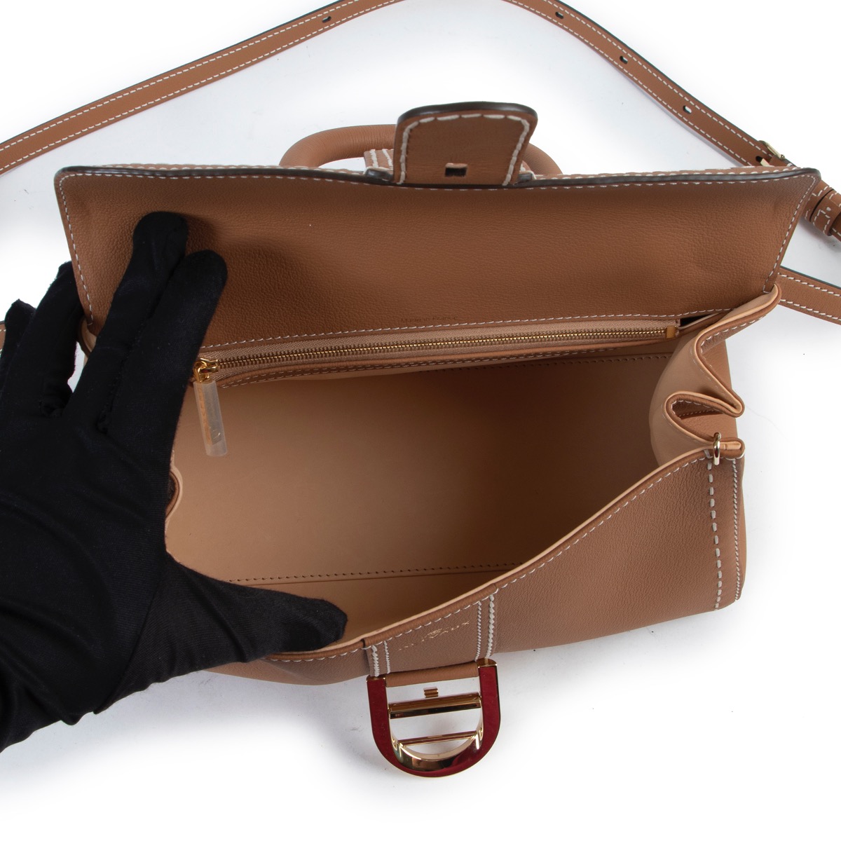 ★Delvaux★ BRILLANT MM RODEO SURPIQUE Delvaux Brillant MM Smoked Brown Jumping ○ Labellov ○ Buy