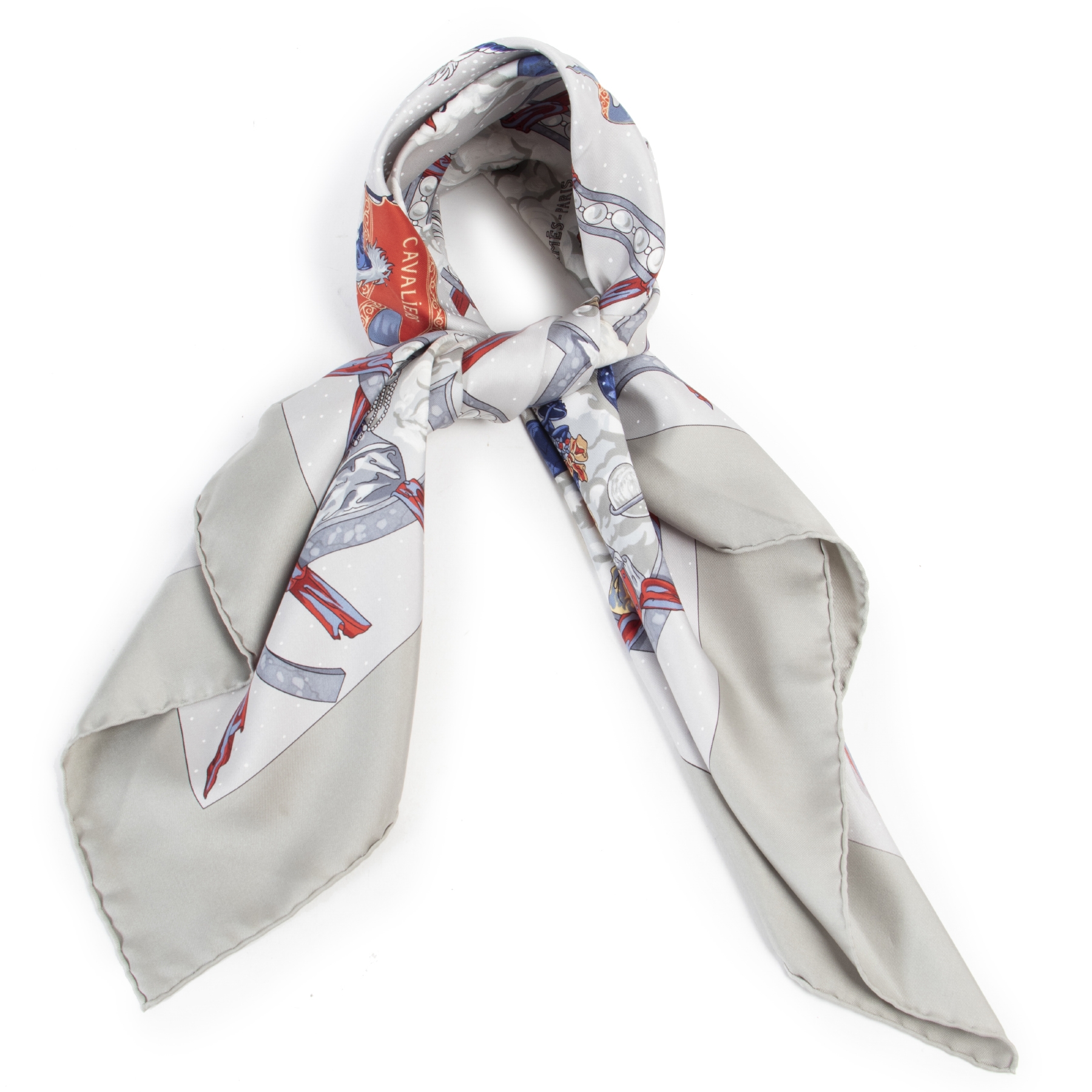 エルメス　CAVALIERS DES NUAGES 雲の騎士 ブルー エルメス CAVALIERS DES NUAGES 雲の騎士 ブルー エルメス CAVALIERS