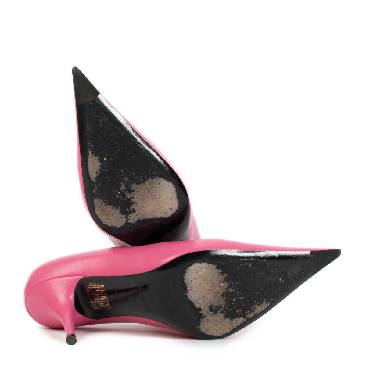Balenciaga Pink Leather Knife Pumps ○ Labellov ○ Buy and