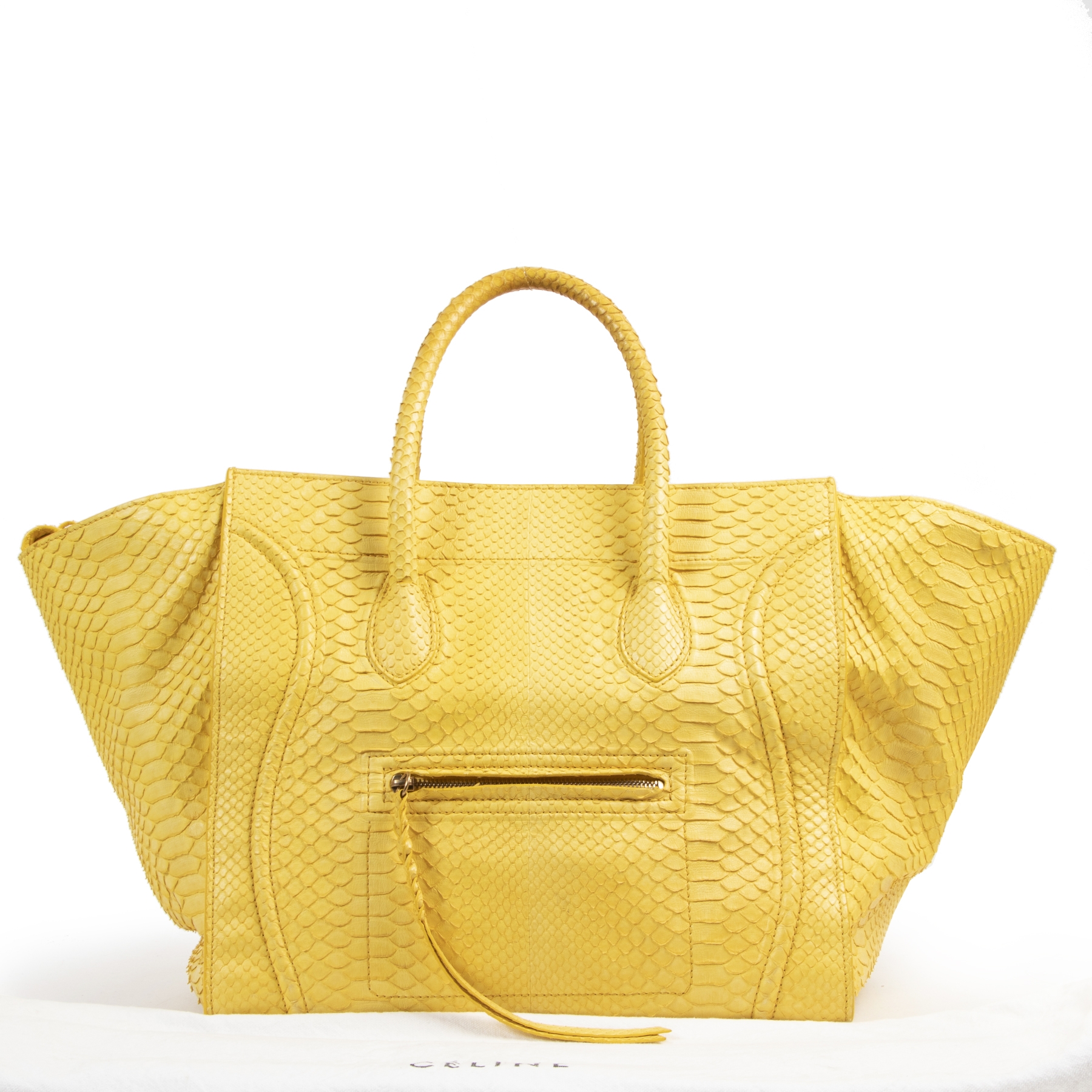 Celine luggage yellow shop