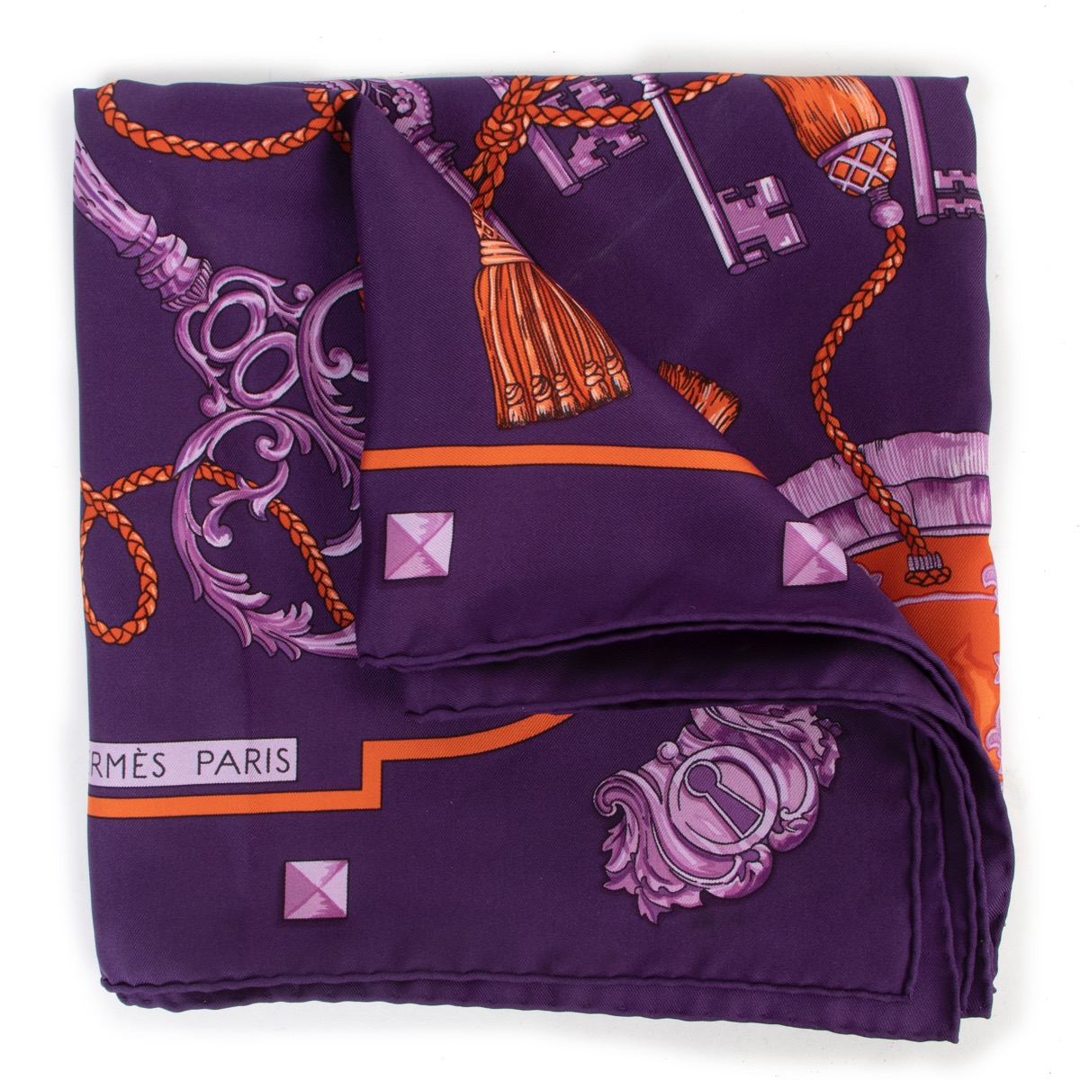 Hermes Purple Scarf Labellov Buy and Sell Authentic Luxury