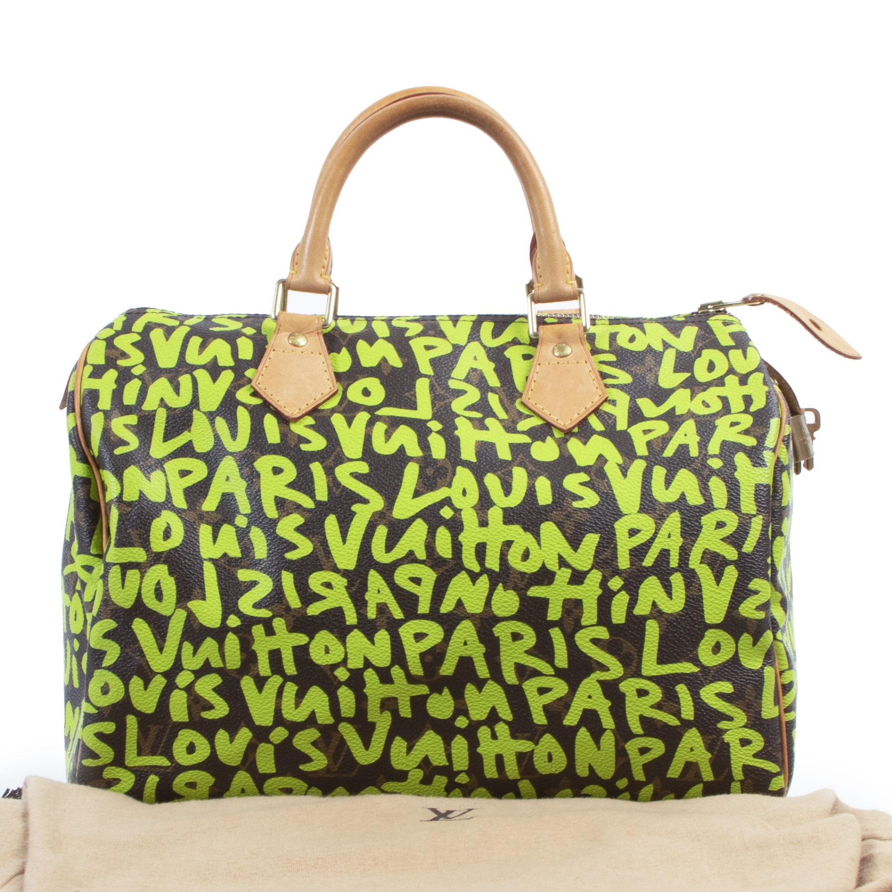 Louis Vuitton Limited Edition Stephen Sprouse Neon Green Graffiti Neverfull  GM ○ Labellov ○ Buy and Sell Authentic Luxury