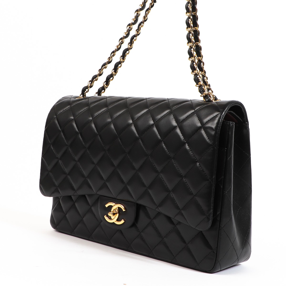 Chanel Classic Flap Bag Maxi Lambskin Leather – l'Étoile de Saint Honoré