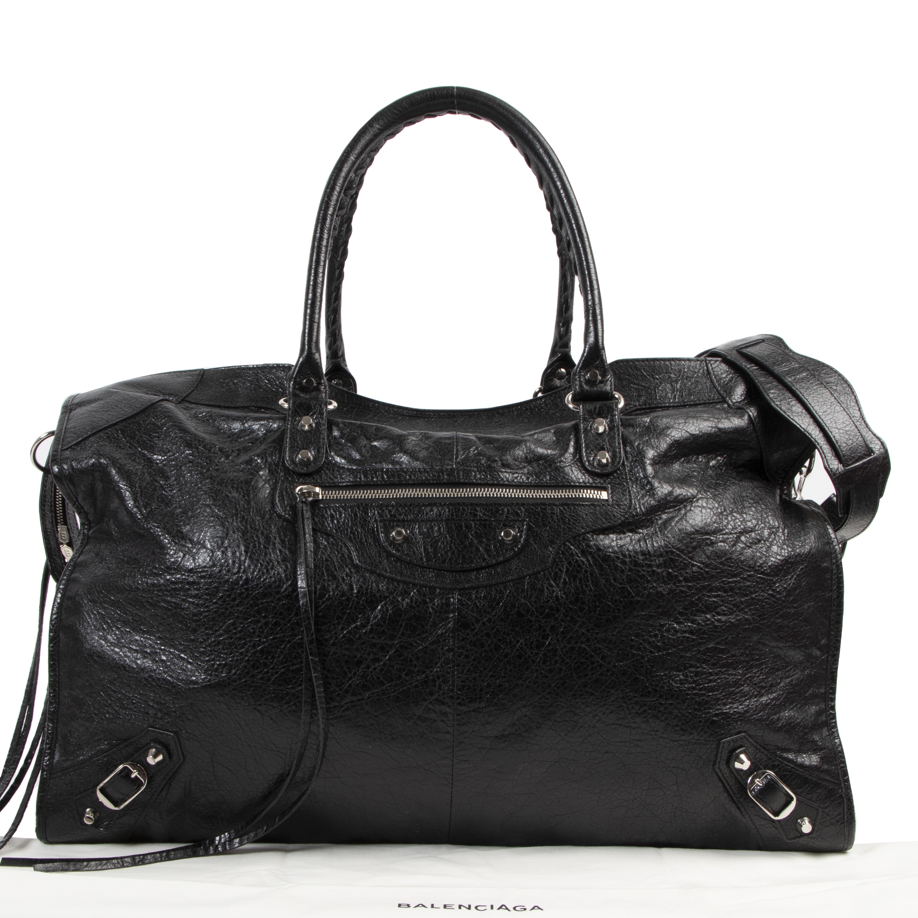 【BALENCIAGA】City バレリーナ★ブラック シルバー Women's City Ballerina in Black/silver | Balenciaga US