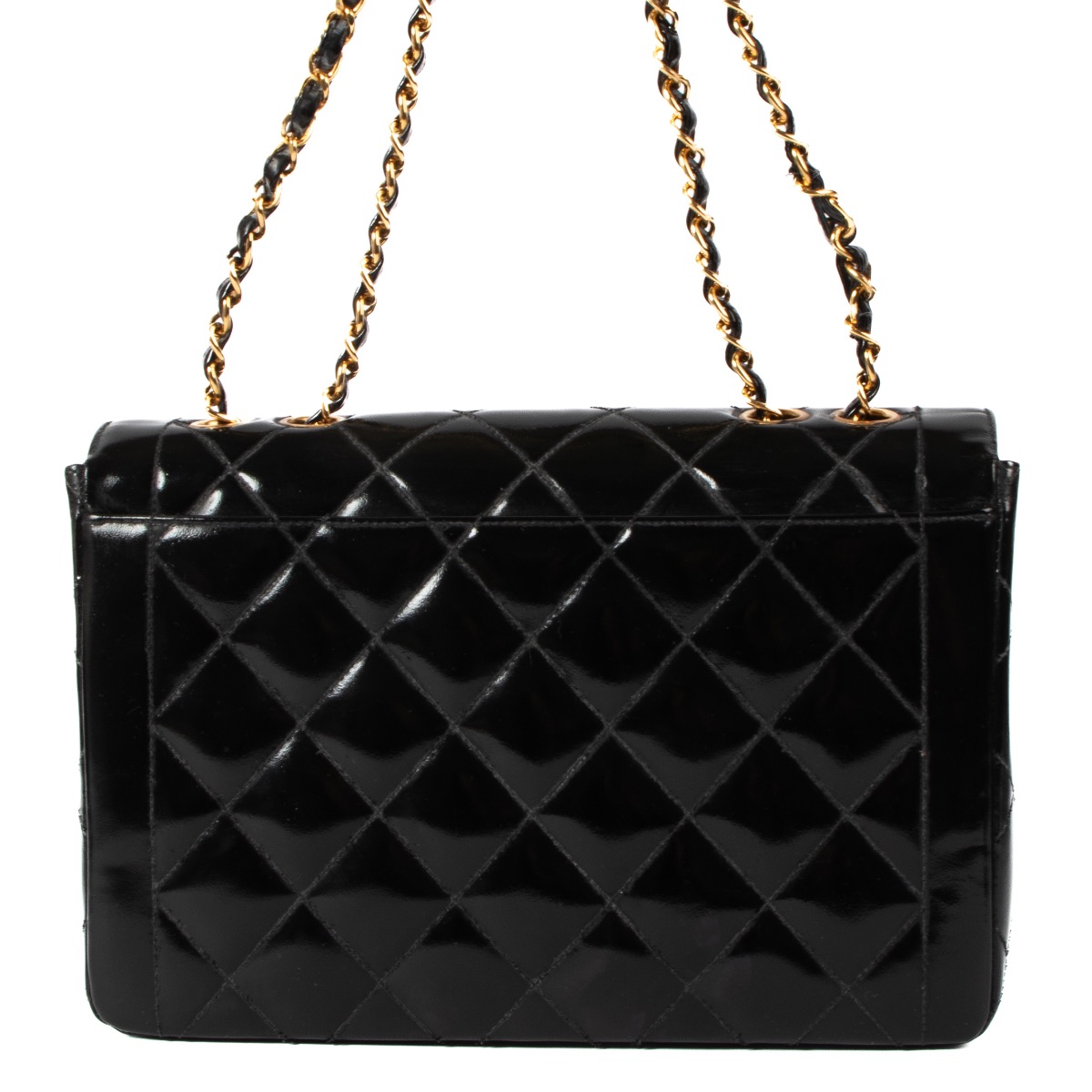 Chanel Black Patent Flap Bag ○ Labellov ○ Buy and Sell