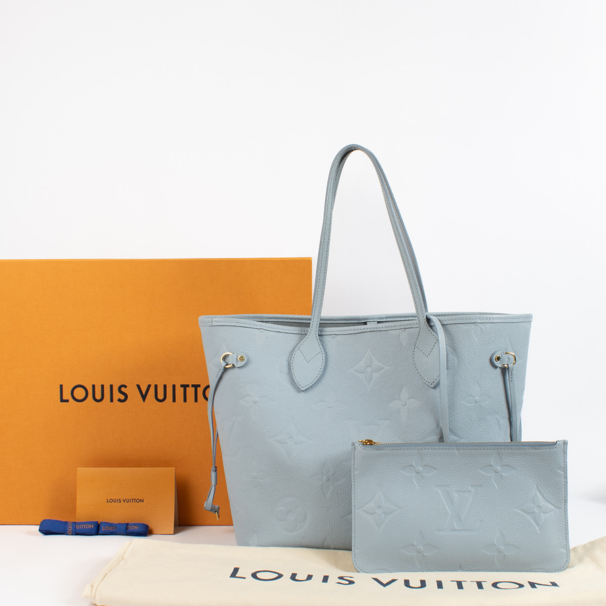 Louis Vuitton Blue Hour Monogram Empreinte Neverfull MM