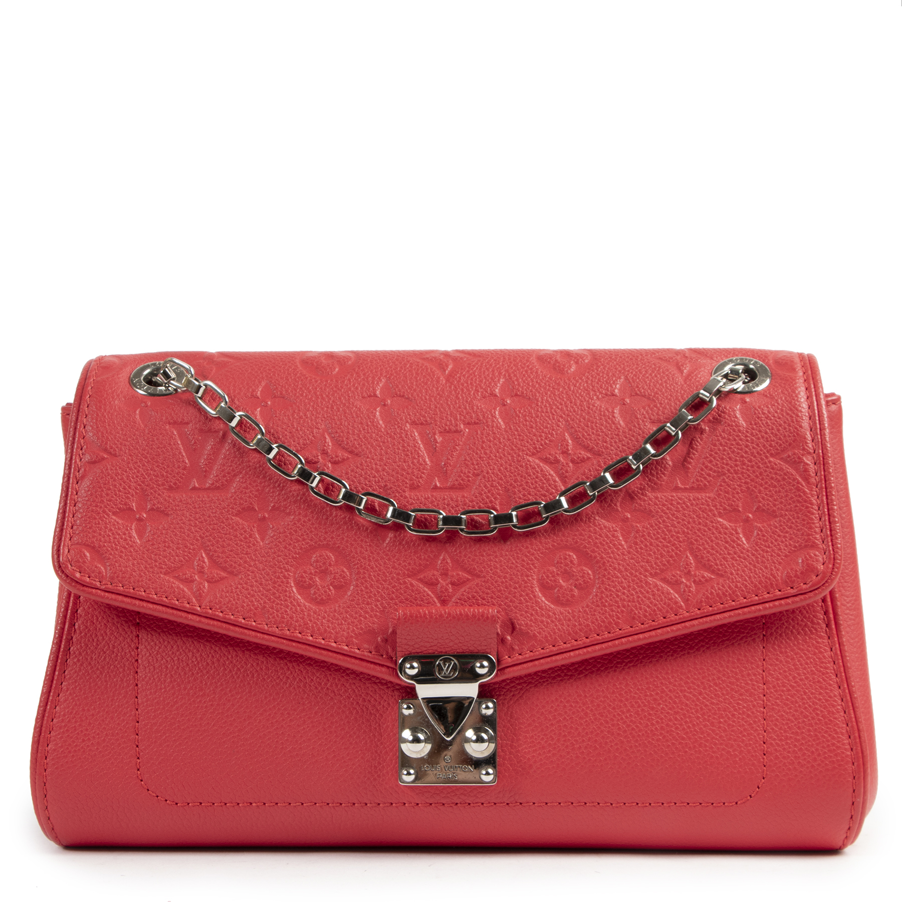 Louis Vuitton Saint Germain MM Pink Empreinte Chain Bag