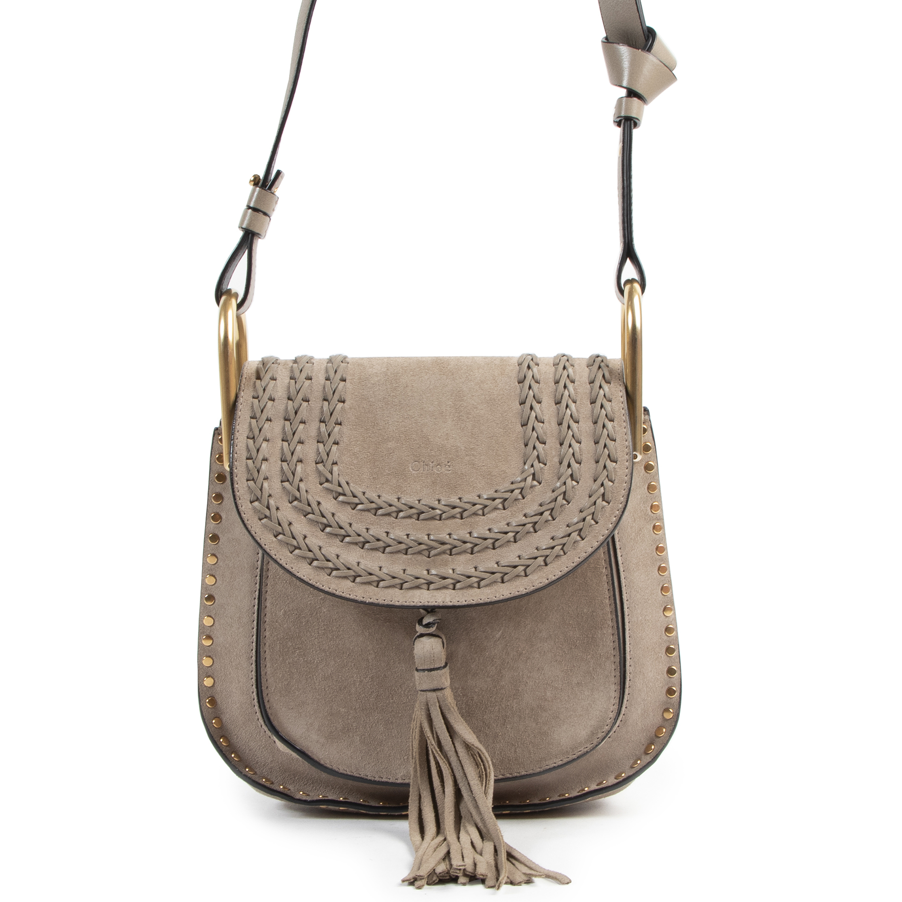 Grey suede crossbody bag cheap