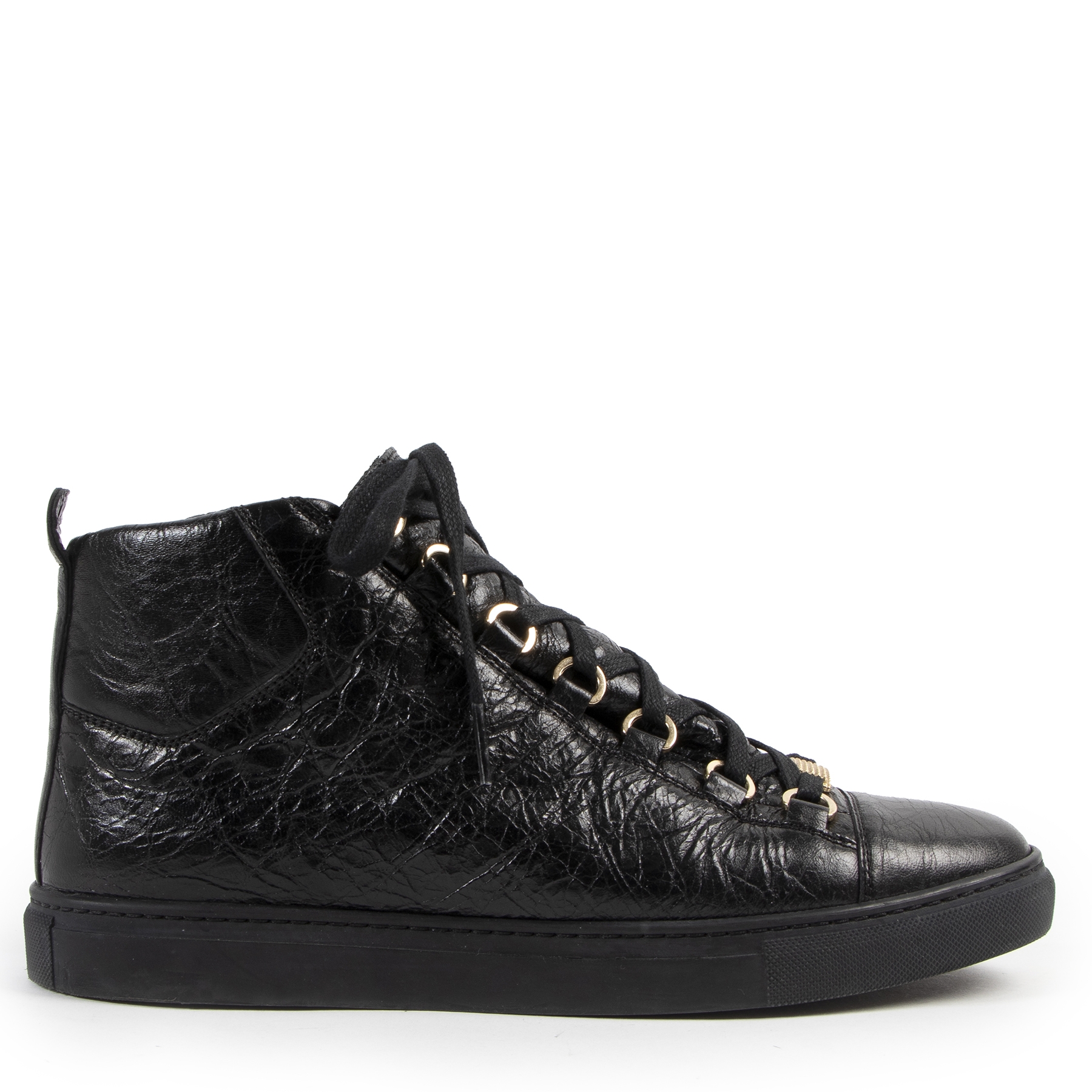 balenciaga arena high shiny