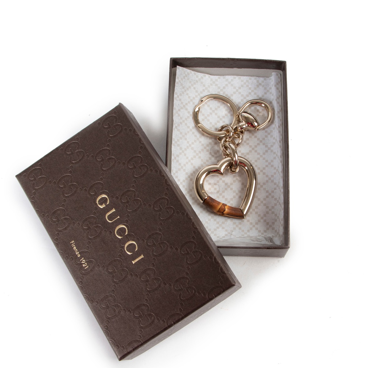 Gucci★素敵！Heart Leather Guccissima Key Charm Gucci☆素敵！Heart Leather Guccissima Key Charm