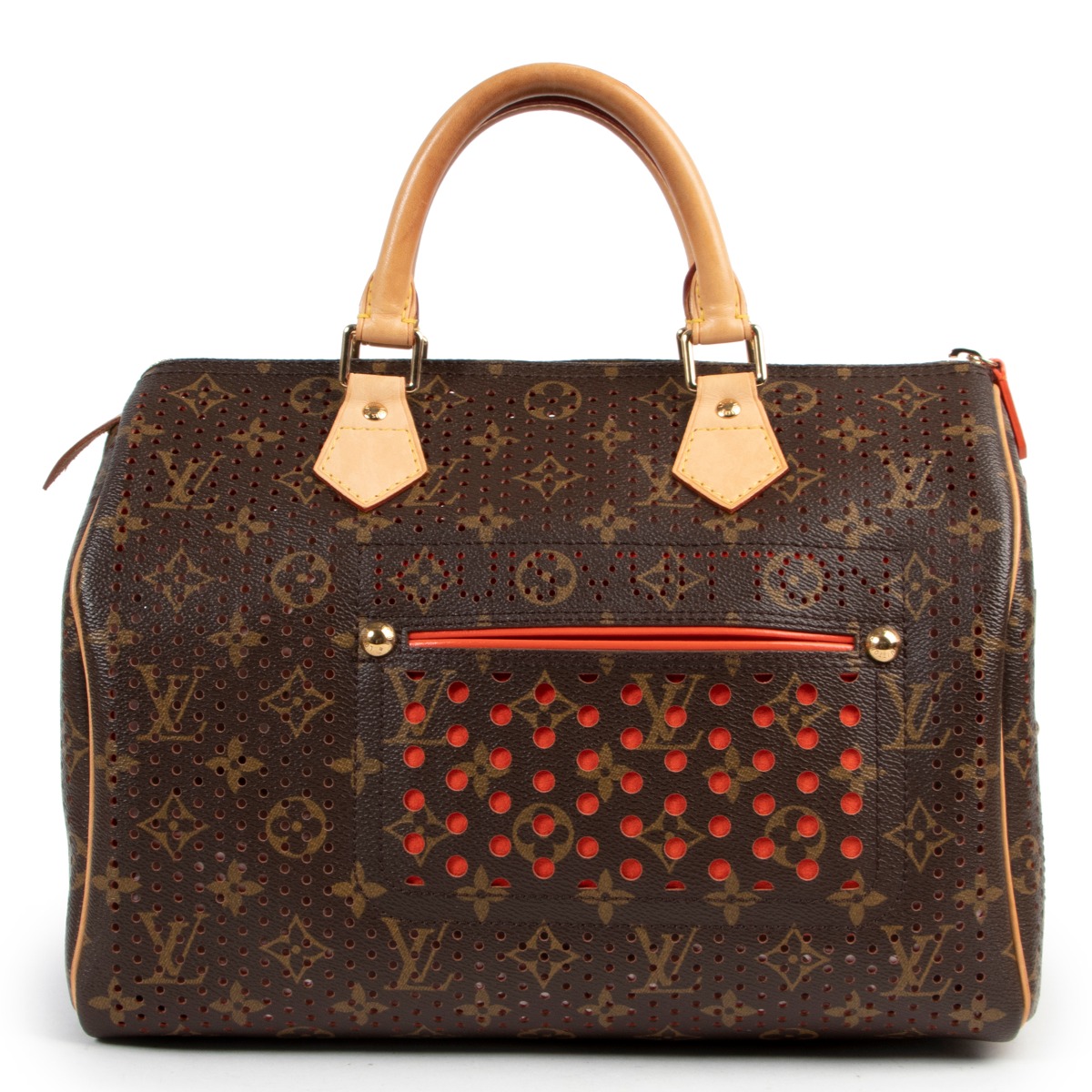 バッグ LOUIS VUITTON Monogram Perforated Speedy Louis Vuitton Monogram Limited Edition Perforated Speedy