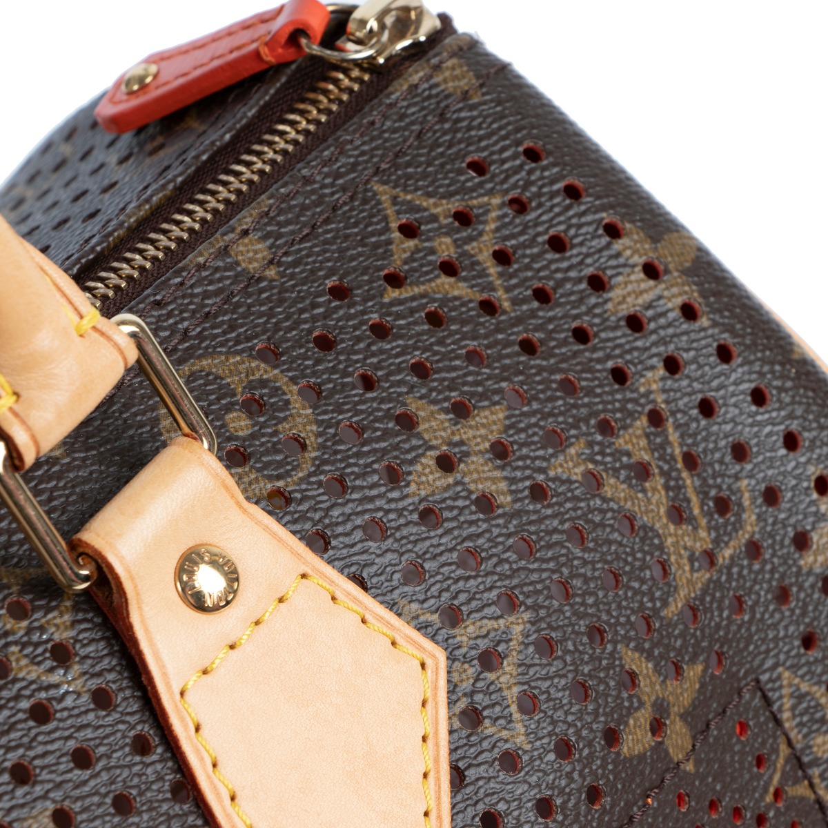 バッグ LOUIS VUITTON Monogram Perforated Speedy Louis Vuitton Limited Edition Green Monogram Perforated