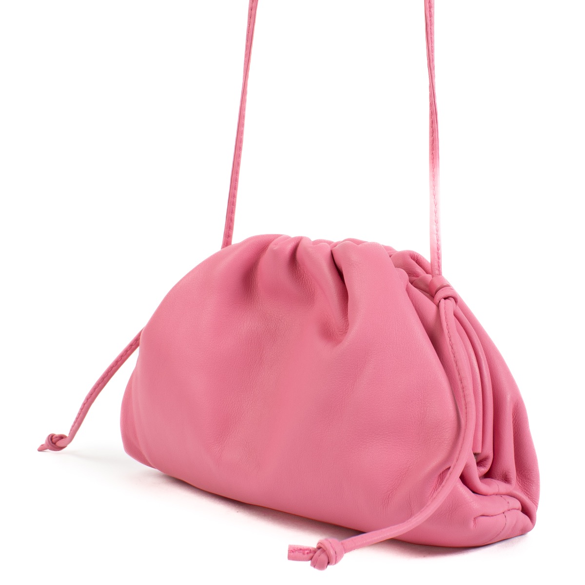 【送料&関税込】Bottega Veneta Pink Nappa Leather Bermuda Sh Bottega Veneta Leather Bermuda Shorts in Pink | LN-CC
