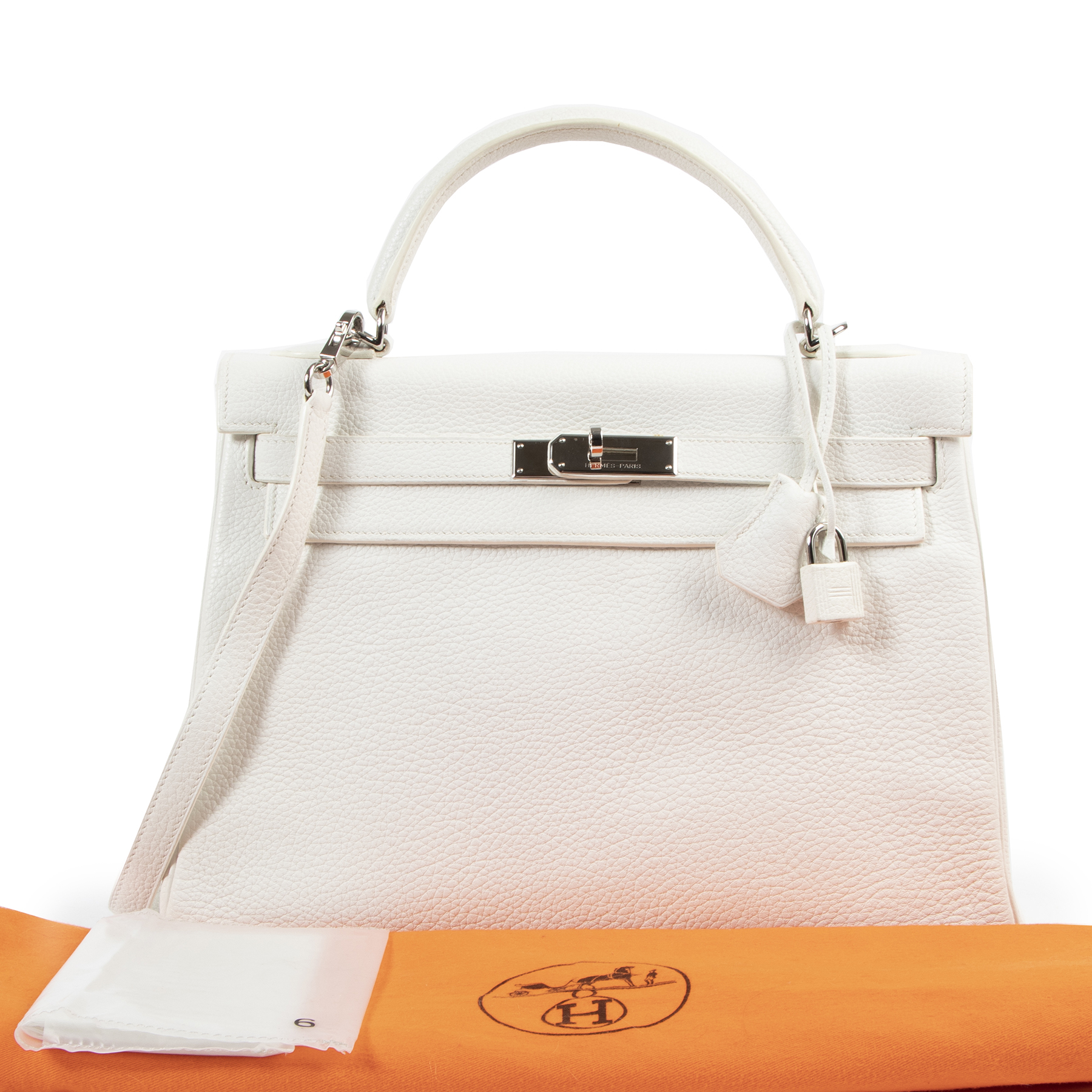 Hermes white sales kelly