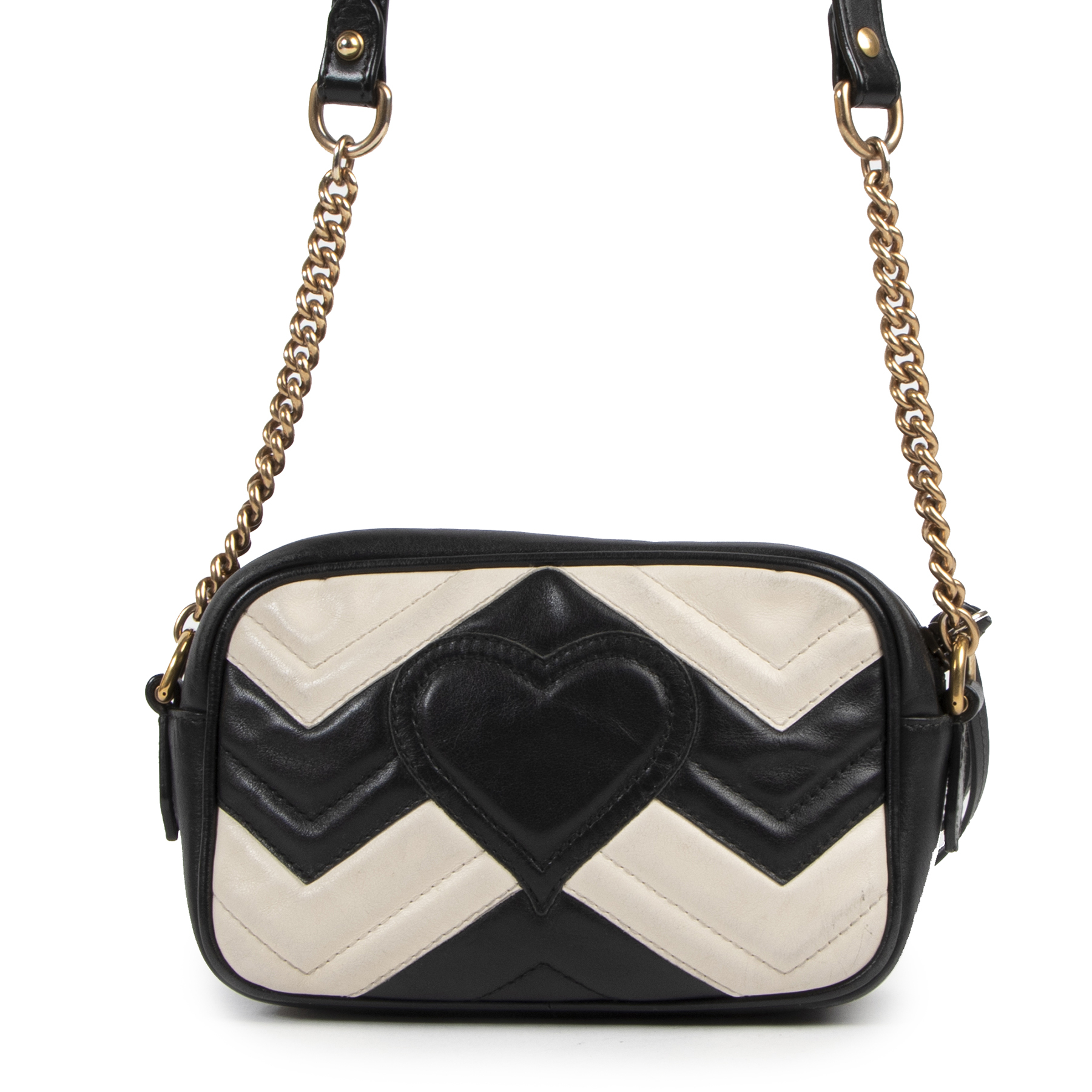 Gucci black white bag sales