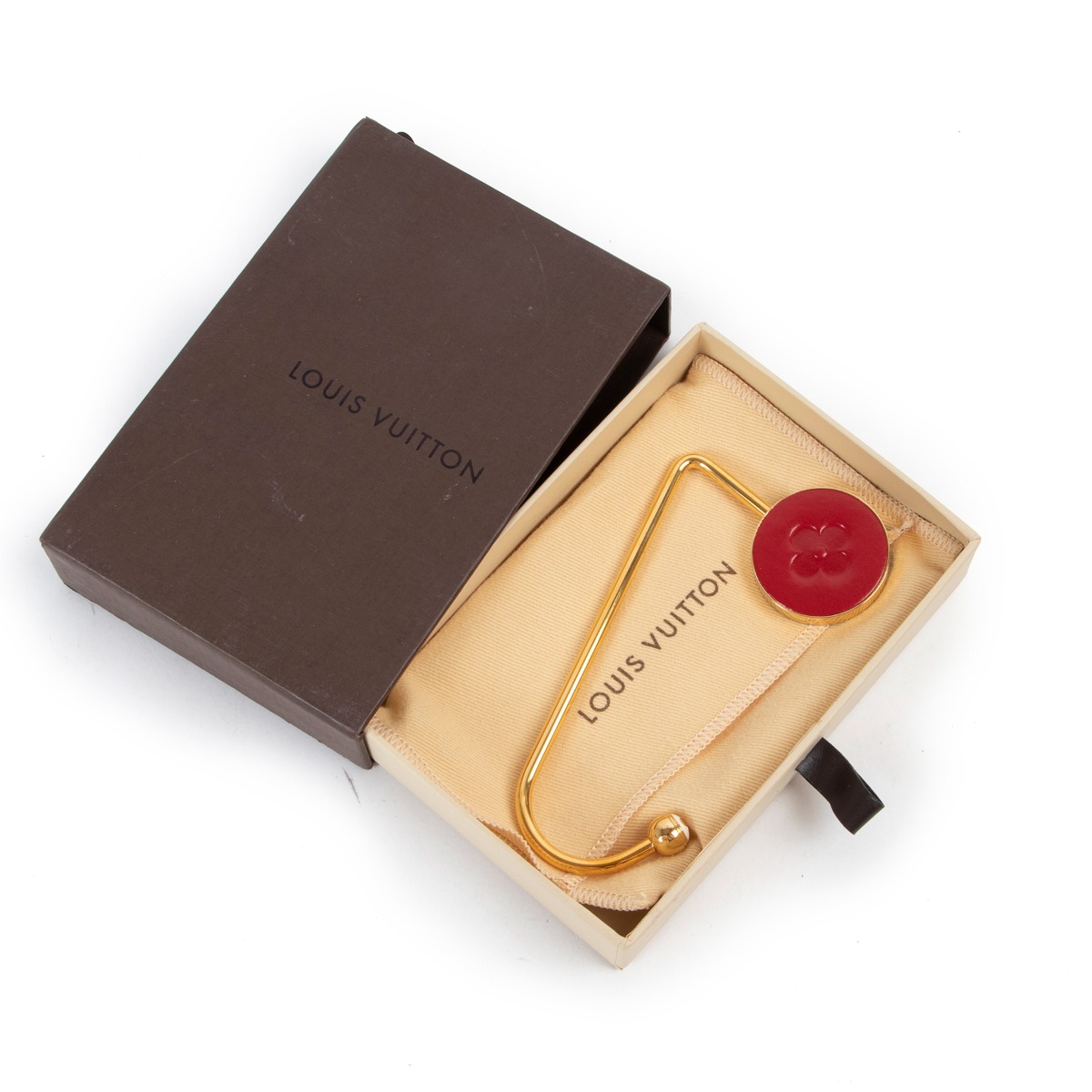 Louis Vuitton Red Bag Hanger ○ Labellov ○ Buy and Sell Authentic